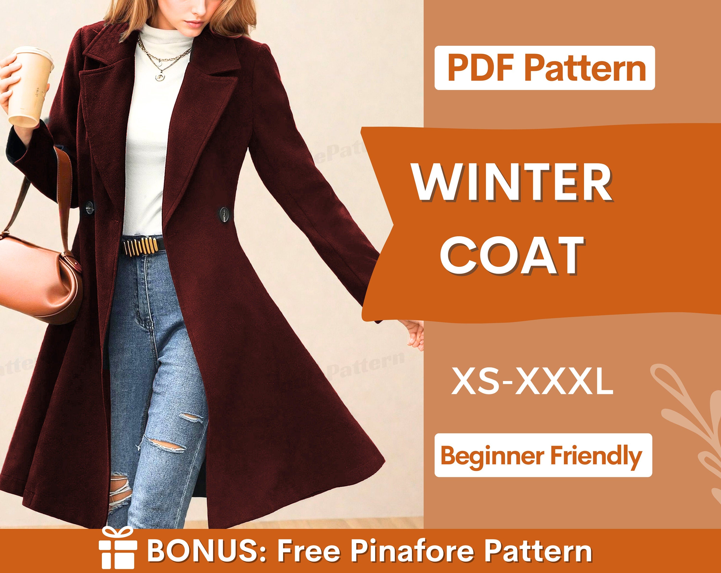 Free Sewing Patterns For Long Coat 🎉 Introducing The FIRST Free