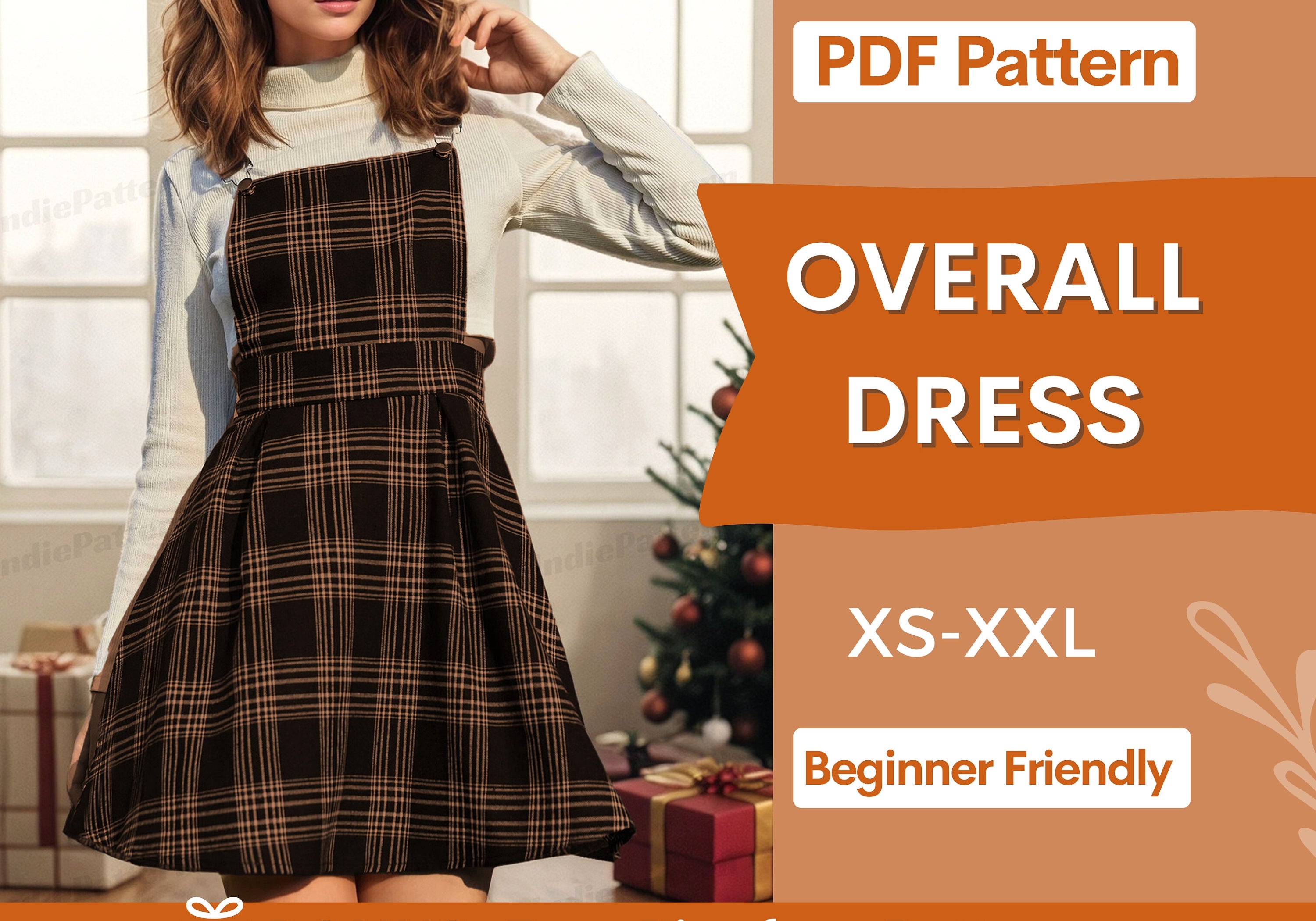 overall dress at indie pattern in usa