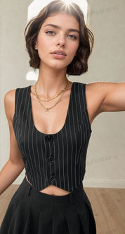 trendy vest at indie pattern in USA
