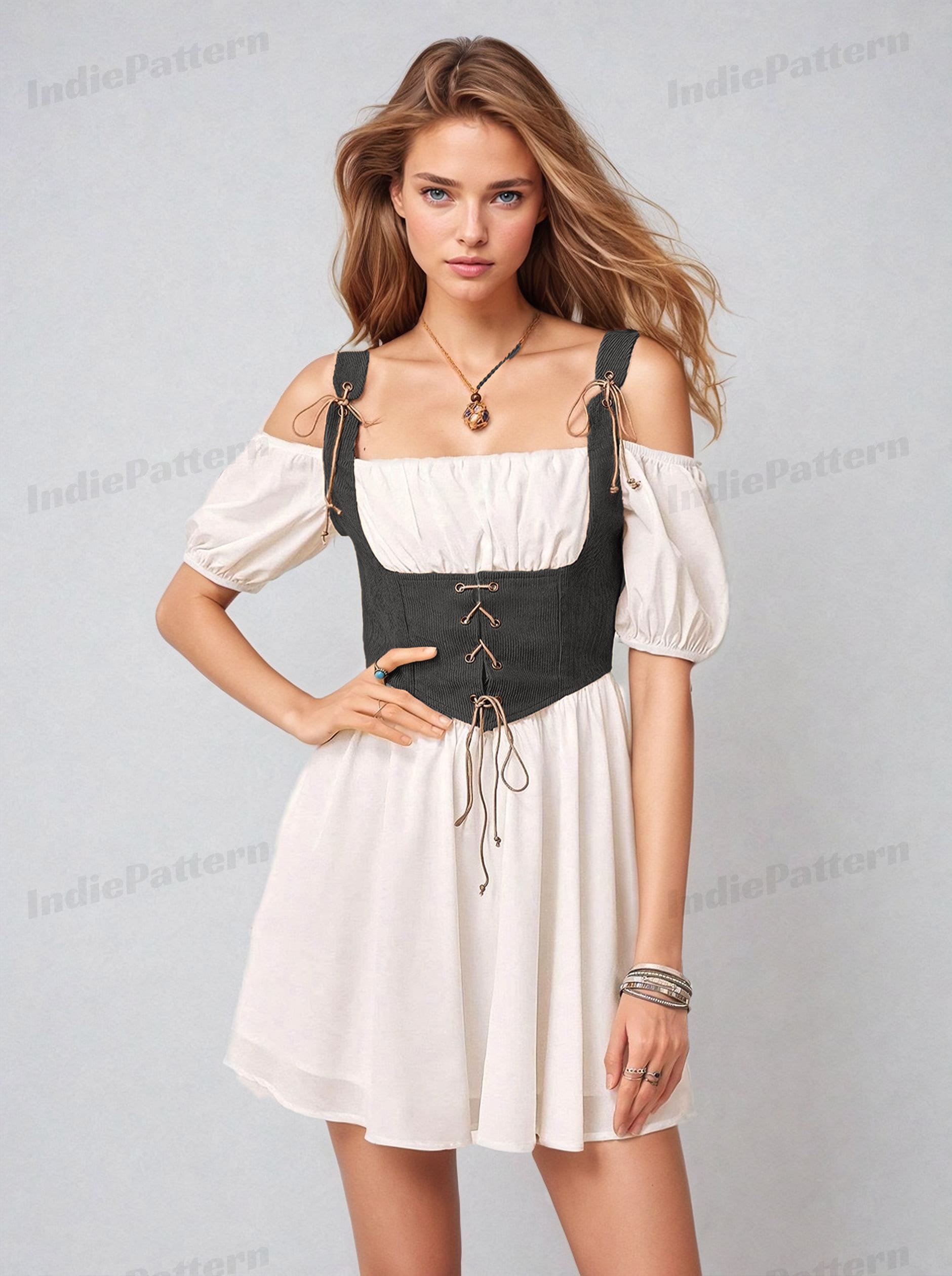 Underbust Corset Sewing Pattern - Elegant Corset Belt Design