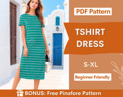 T-Shirt  Dress at Indie Pattern in USA
