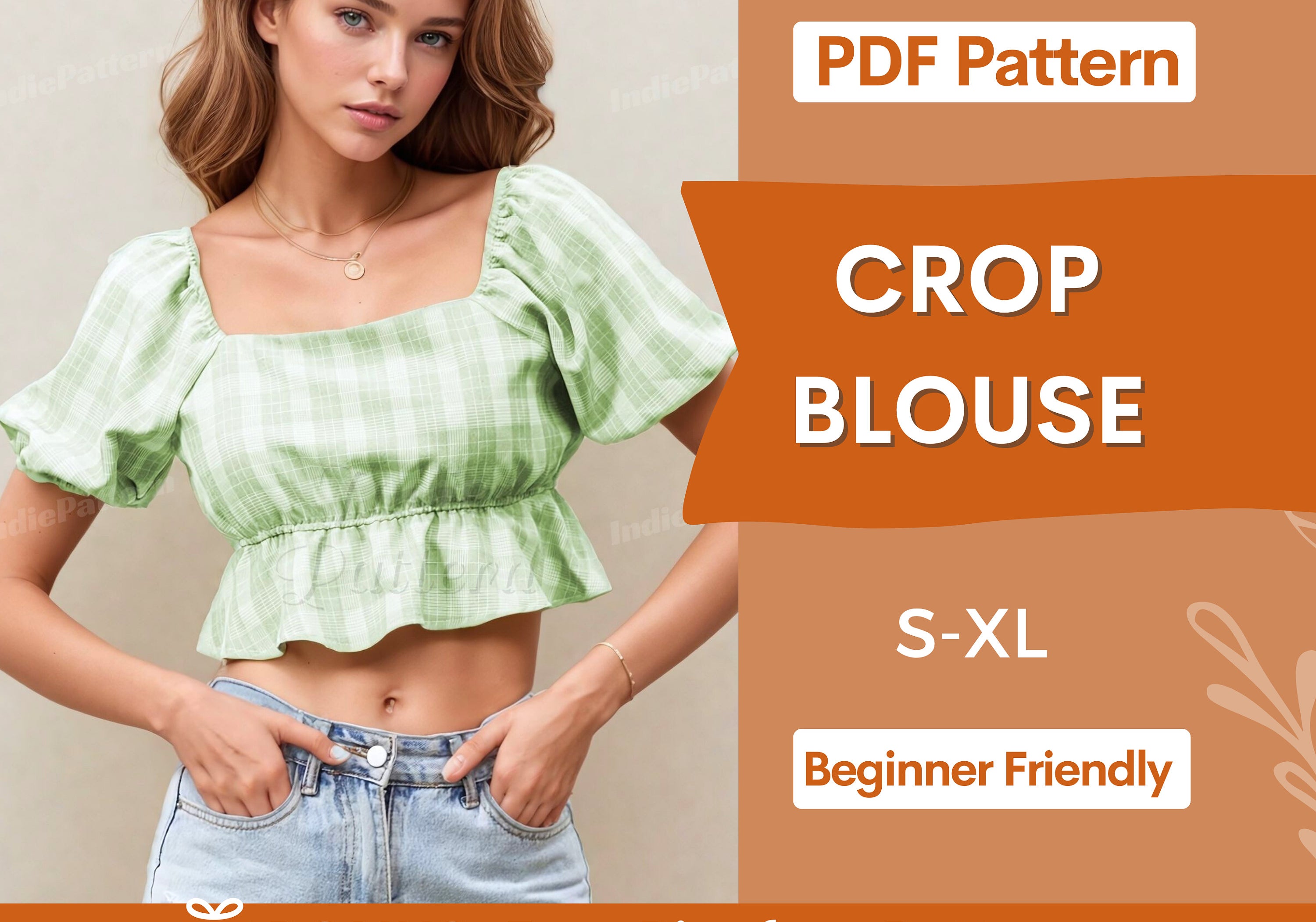 crop blouse at indie pattern in USA
