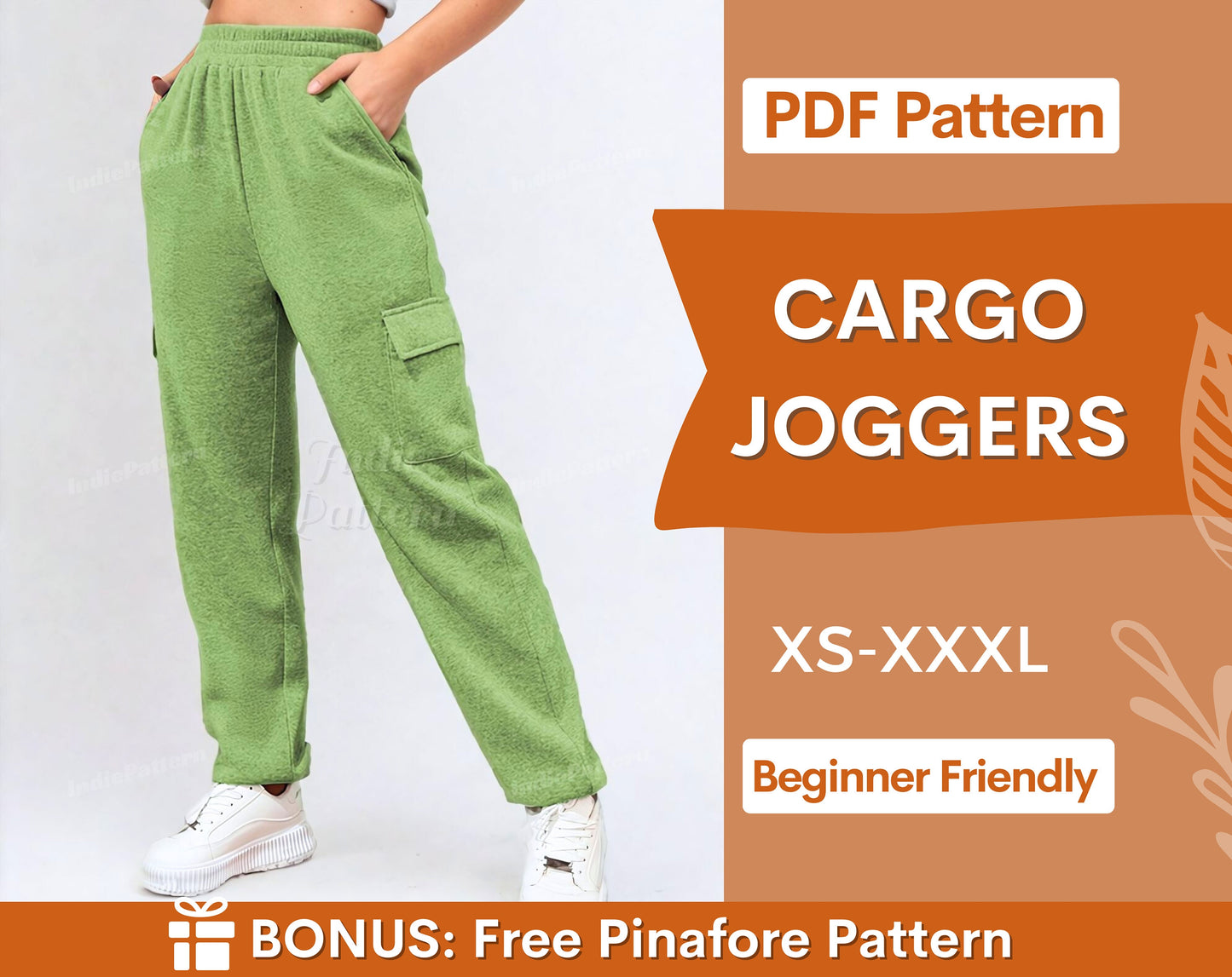 Joggers Pattern, Cargo Pants Pattern, Women's Sweatpants Sewing Pattern, Easy Joggers Sewing Pattern, Sweatpants Pattern, Jogger Pants PDF