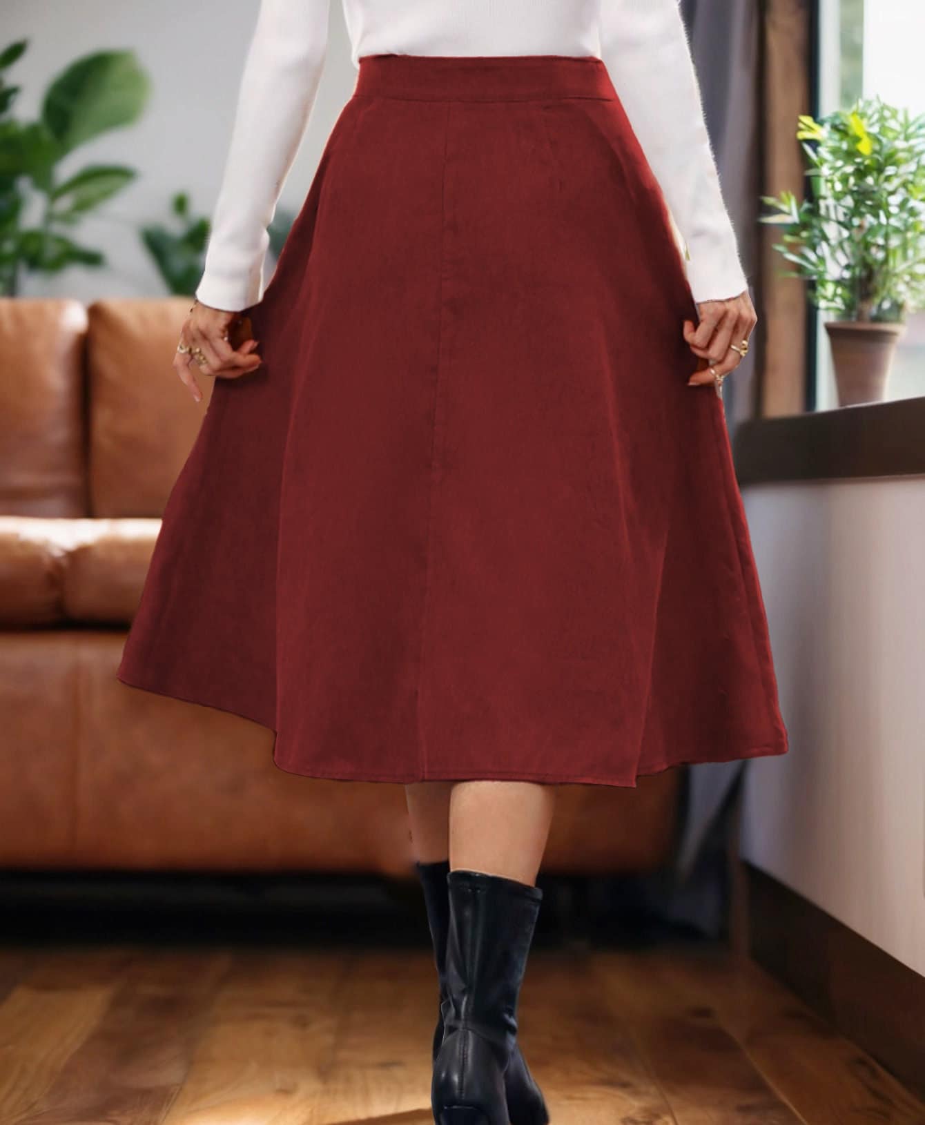 Midi  Skirt  at  Indie Pattern in USA
