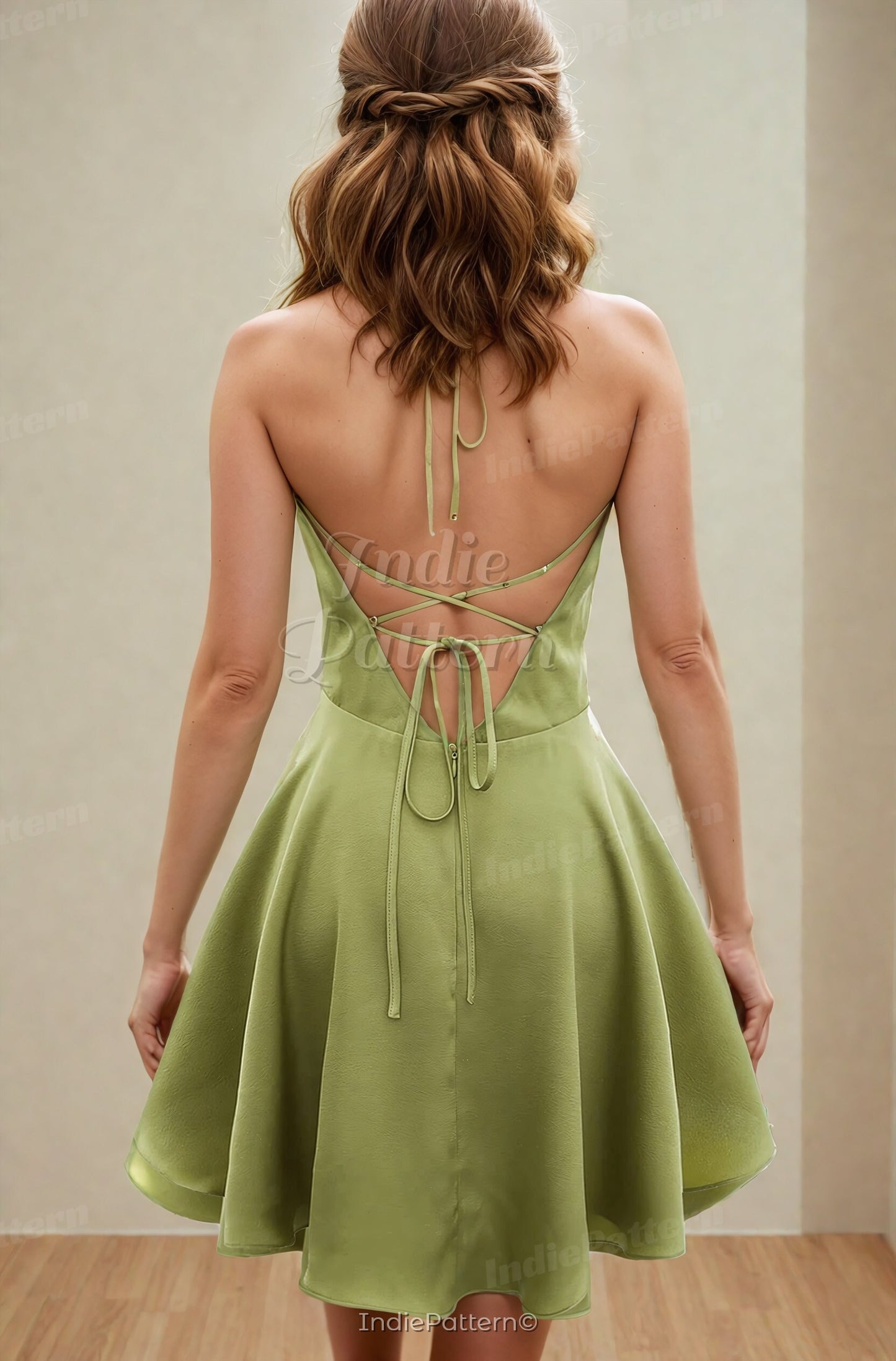 Fairy Dress Pattern, XS- XXXL, Open Back Dress Sewing Pattern, Dress pattern, Easy Women's Dress, Backless dress PDF, Prom Dress, Sewing pdf