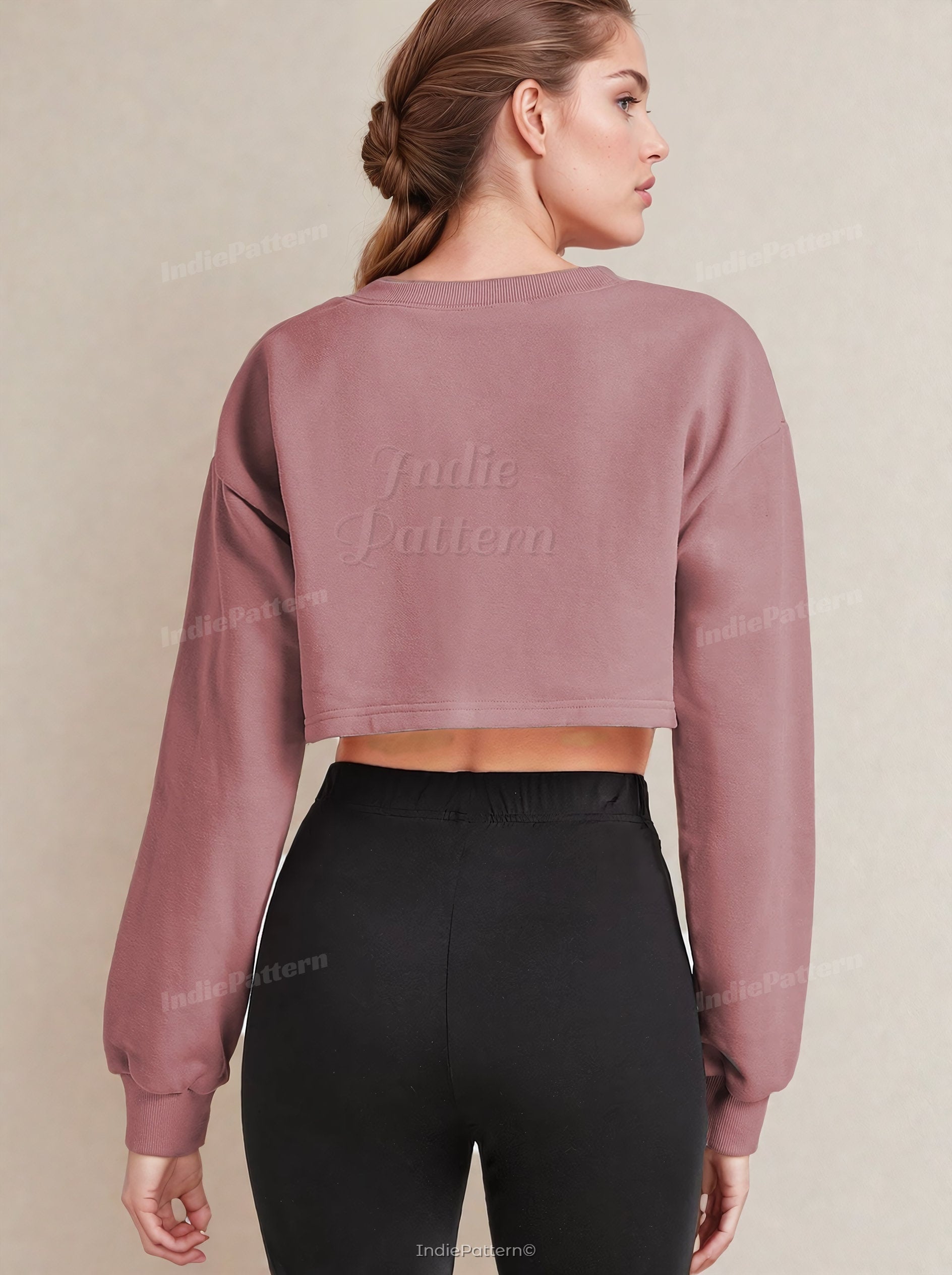 crop sweatshirt at indie pattern in USA