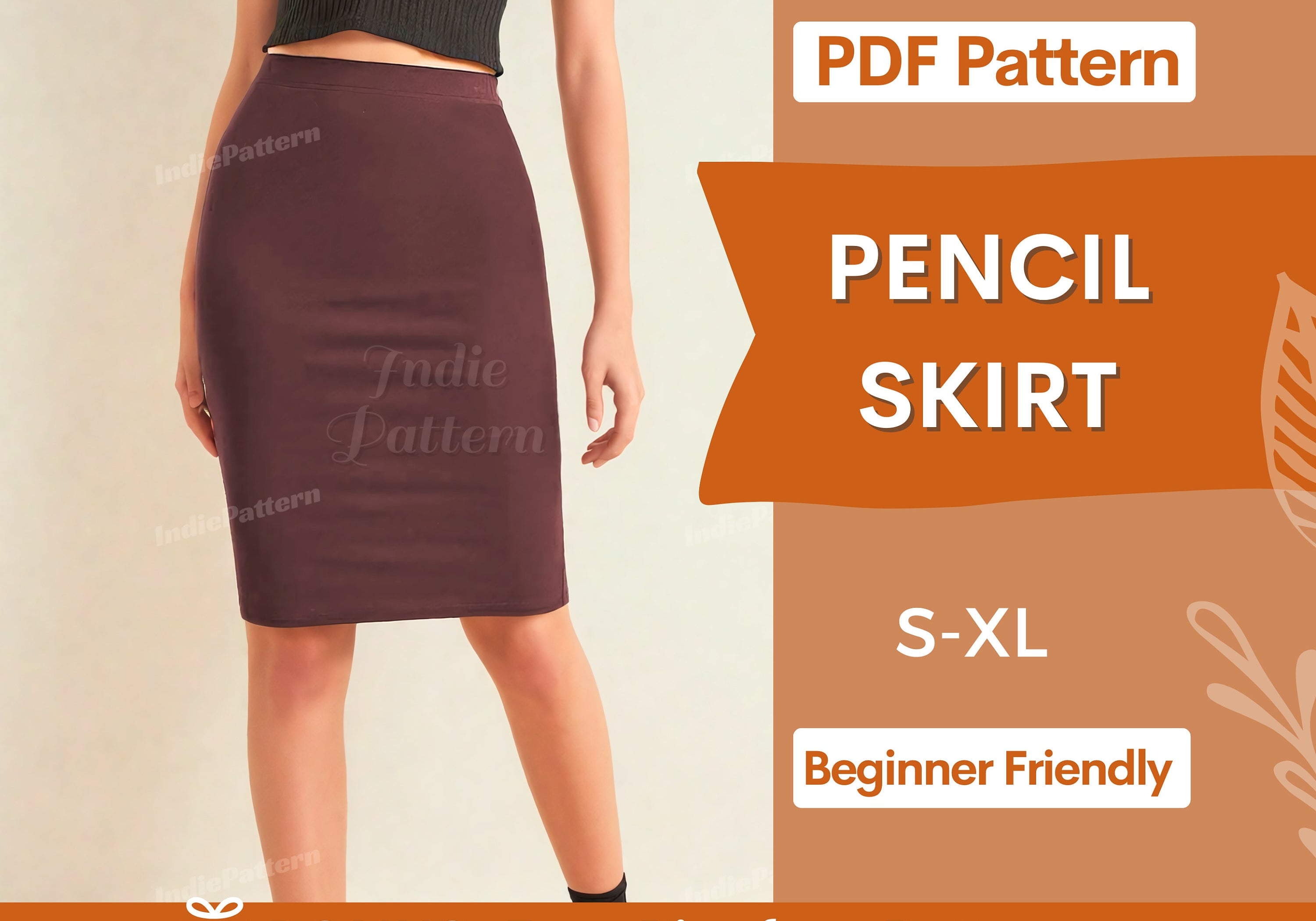Pencil Skirt  at  Indie Pattern in USA
