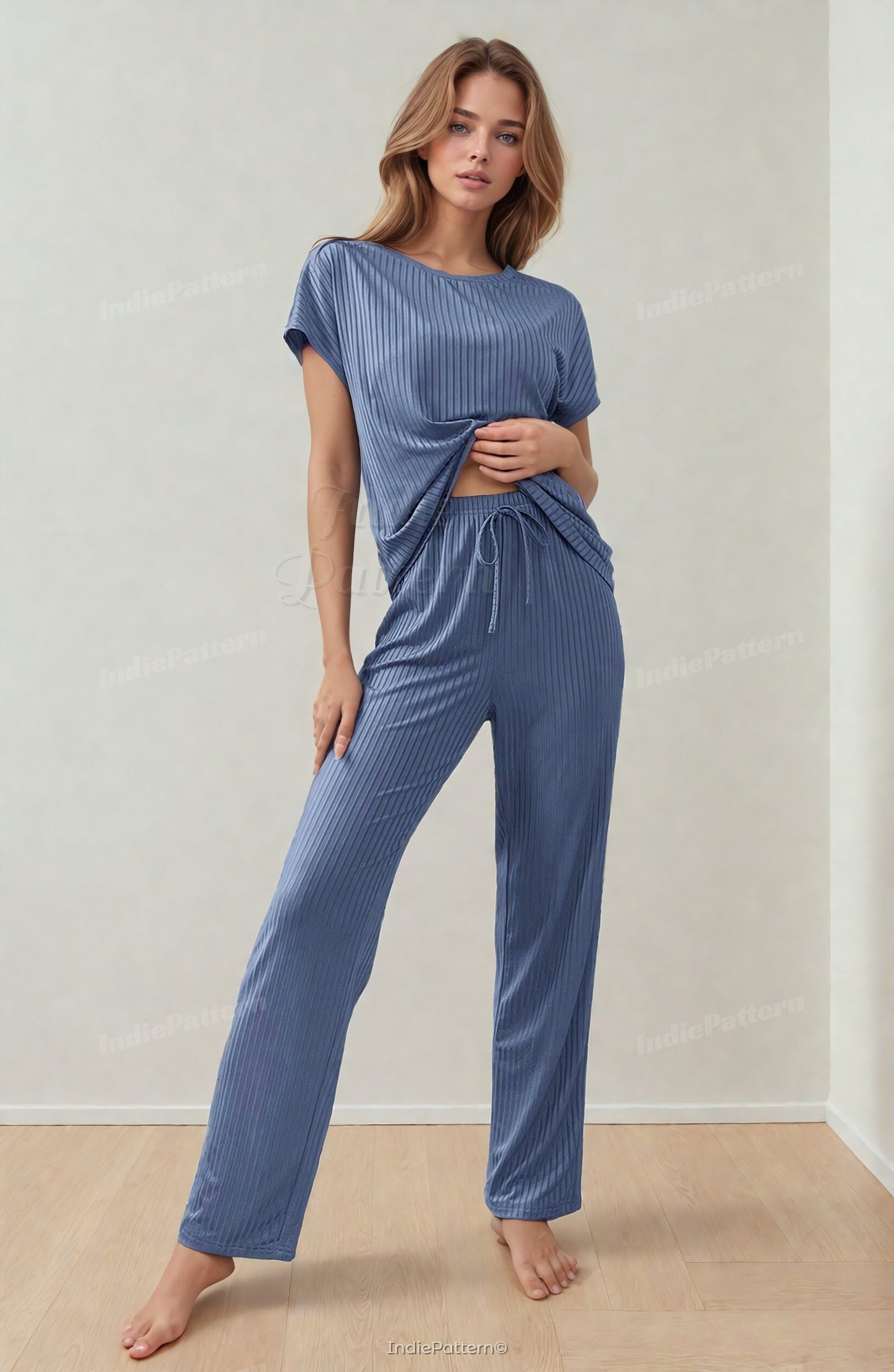 Pajamas Set Pattern | Nightwear Pattern for Women PDF, Pyjama Sleepwear, Nighty Pattern, Women Pajamas Pattern, PJ Pattern Women Sewing