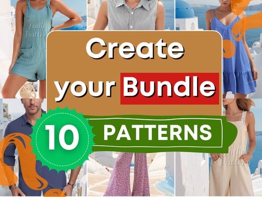 Create your Bundle! | Sewing Patterns |  Sewing Patterns for Women PDF | Women Sewing pattern PDF | Patterns Sewing