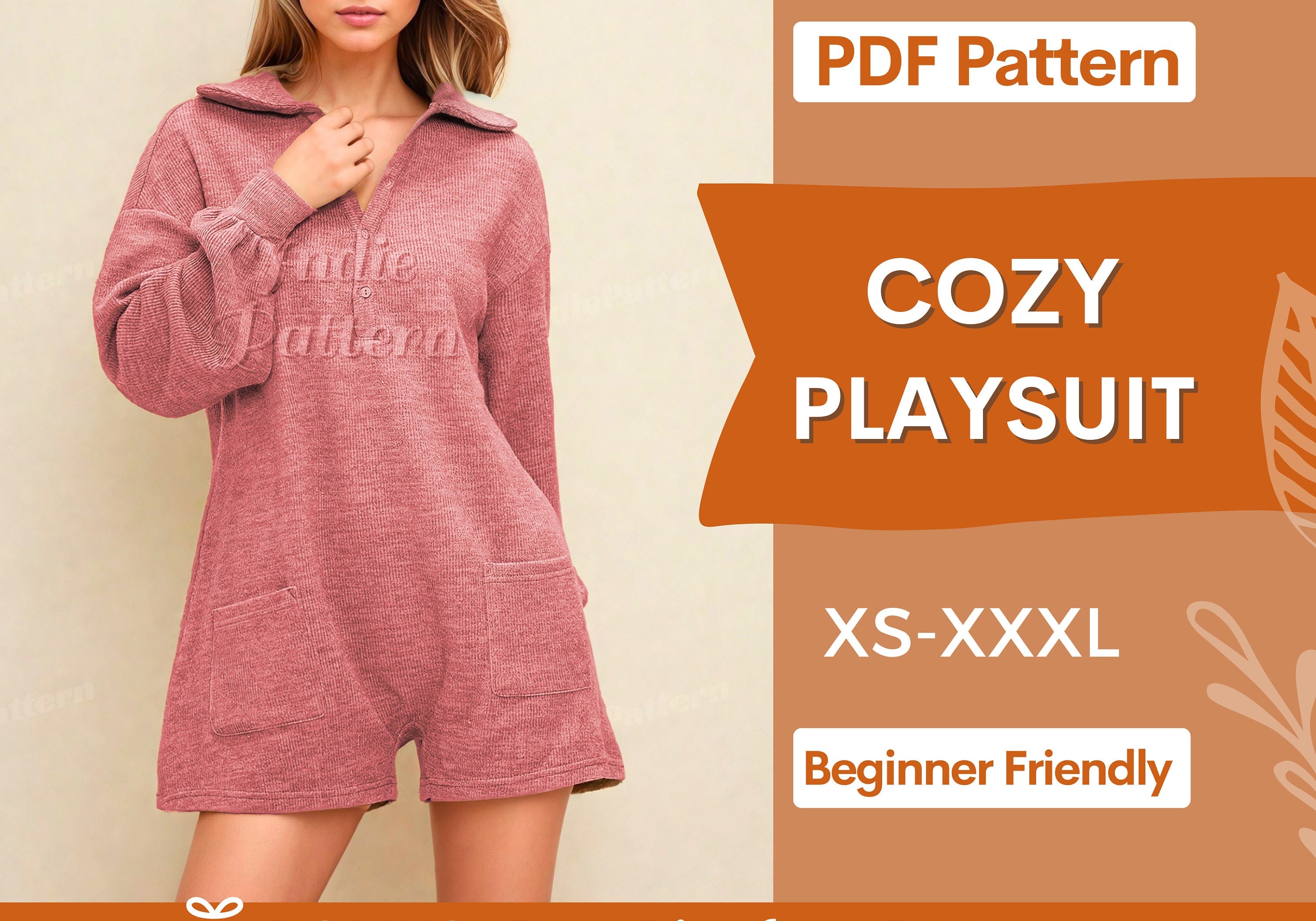 cozy Playsuit at Indie Pattern in USA
