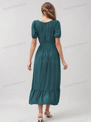 Milkmaid Dress at Indie Pattern in USA
