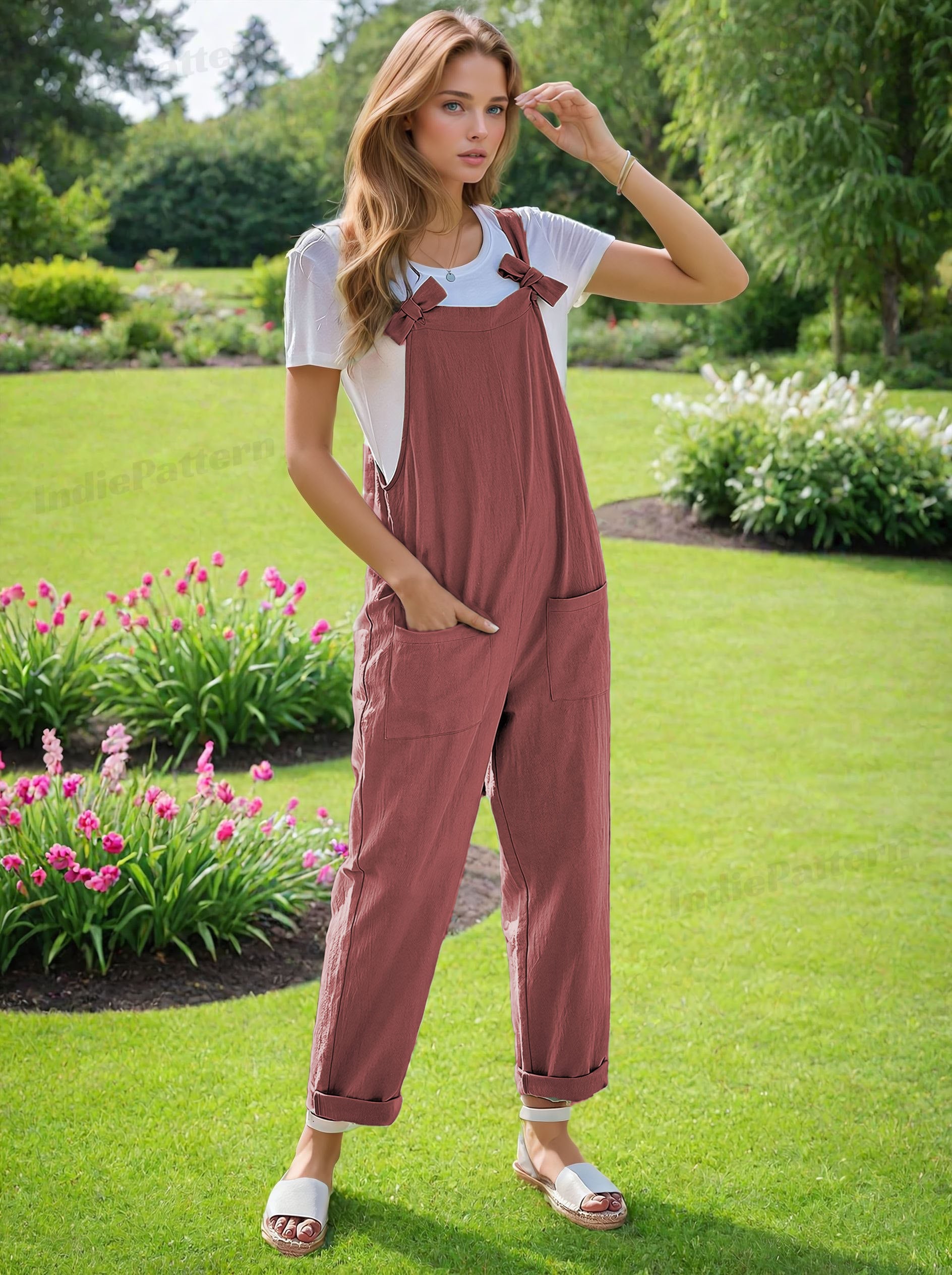 Meadow Overalls Sewing Pattern | Jumpsuit or Dungarees