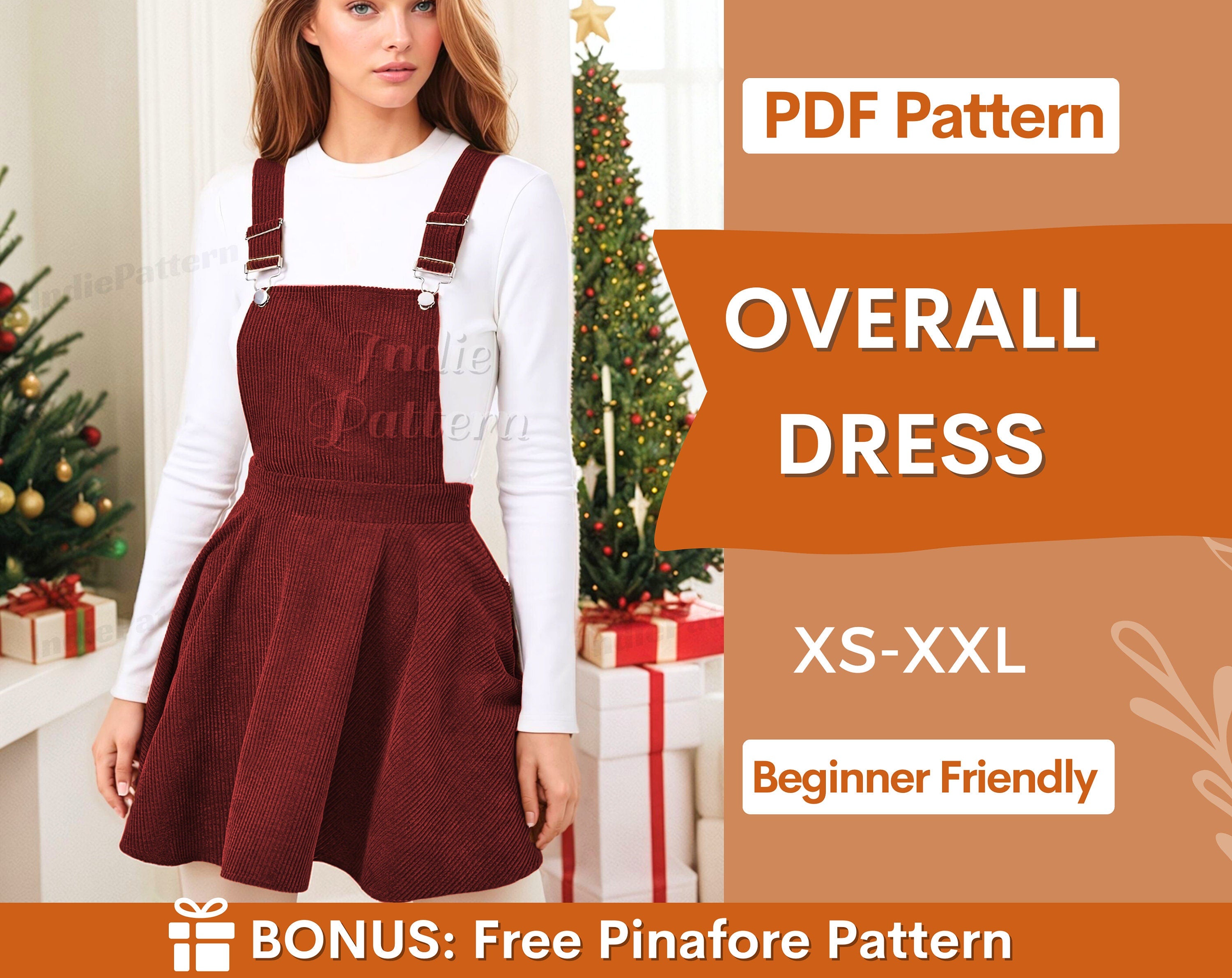 Overall Dress at Indie Pattern in USA
