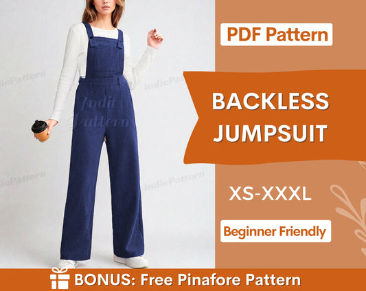 Jumpsuit Pattern | Sewing Patterns | Sewing Patterns for Women | Jumpsuit Sewing  Pattern | Dress Pattern, Overall Pattern, Instant Download