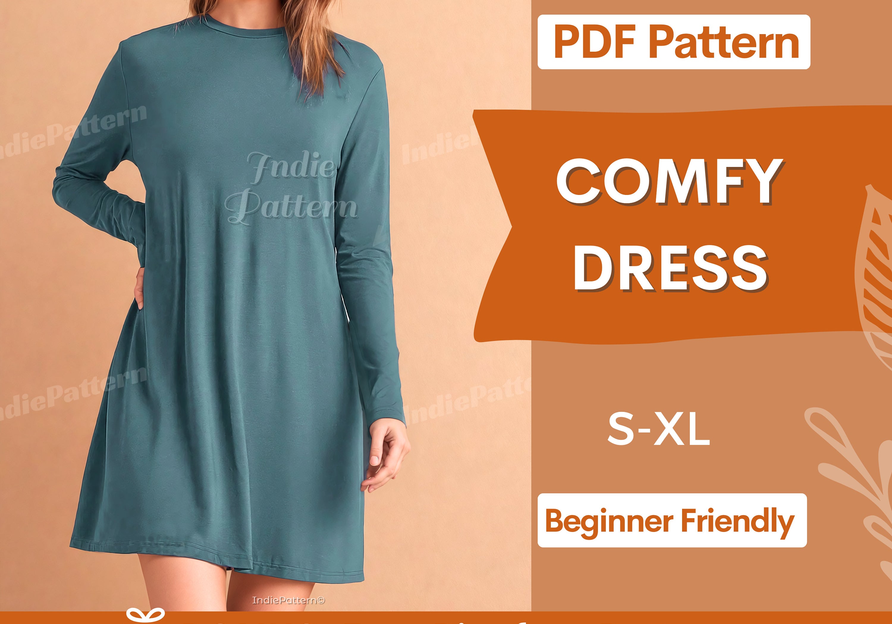 Comfy Dress at Indie Pattern in USA
