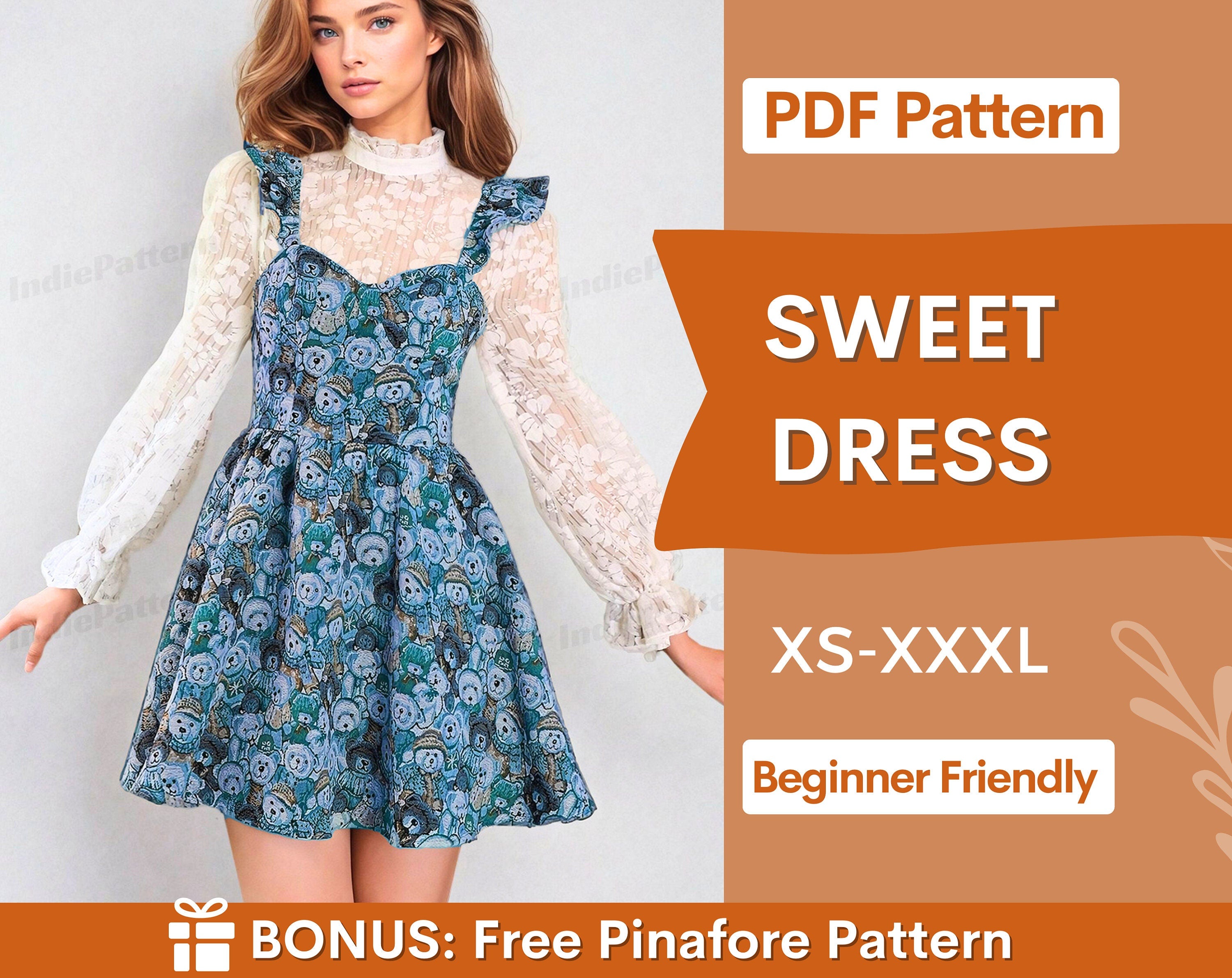 Sweet  Dress at Indie Pattern in USA
