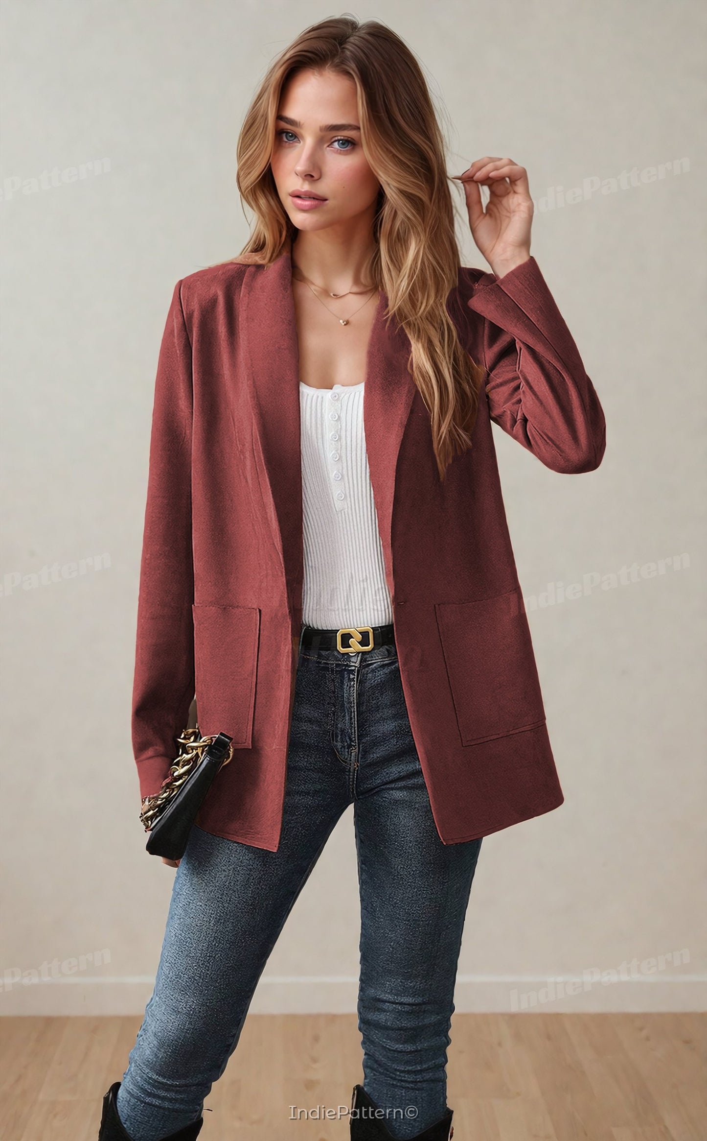 Blazer Women Sewing Pattern | Jacket Sewing Pattern | Sewing Pattern Women PDF | Coat Pattern |  Women Sewing Pattern |  Sewing Patterns