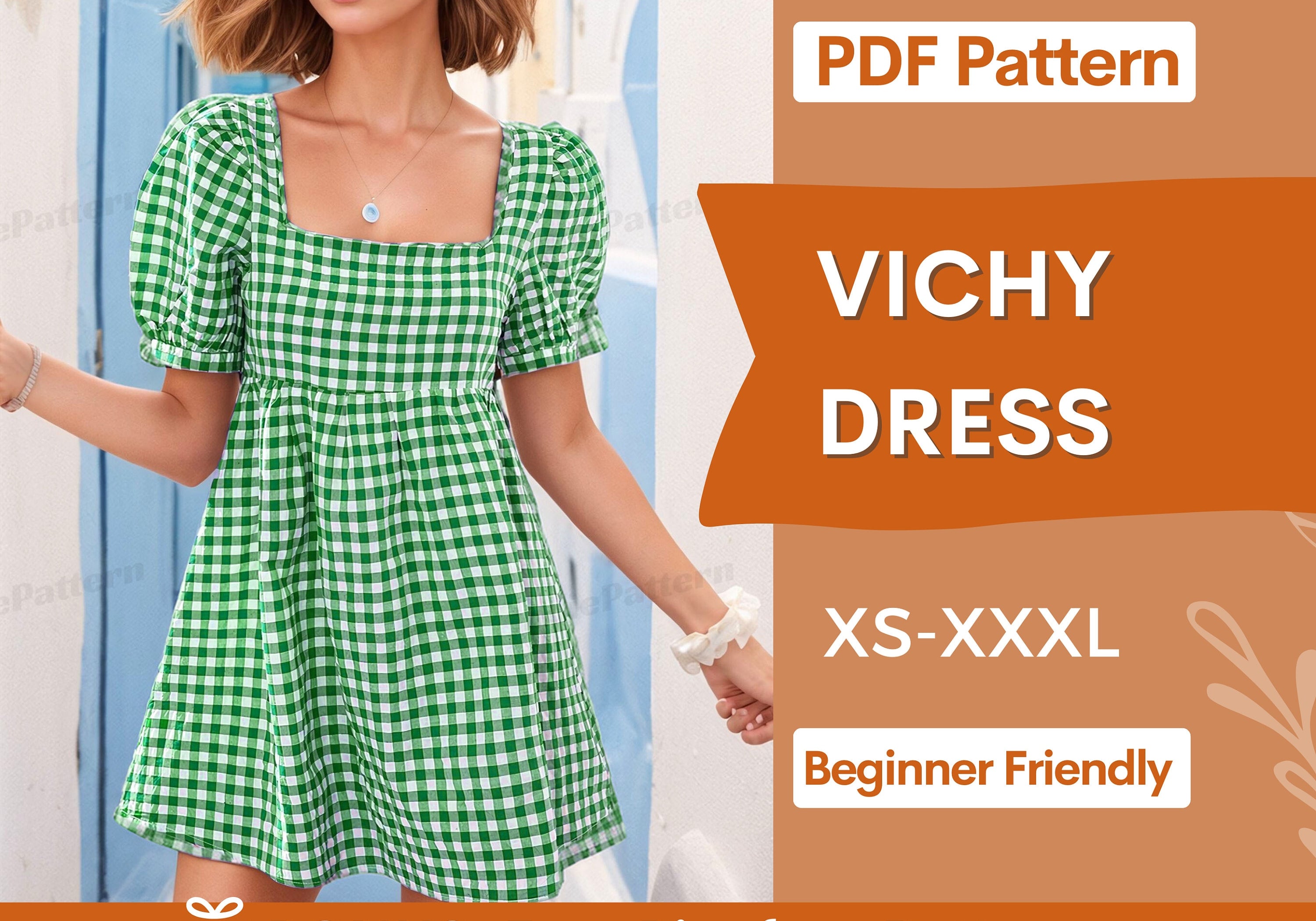 Vichy Dress at Indie Pattern in USA
