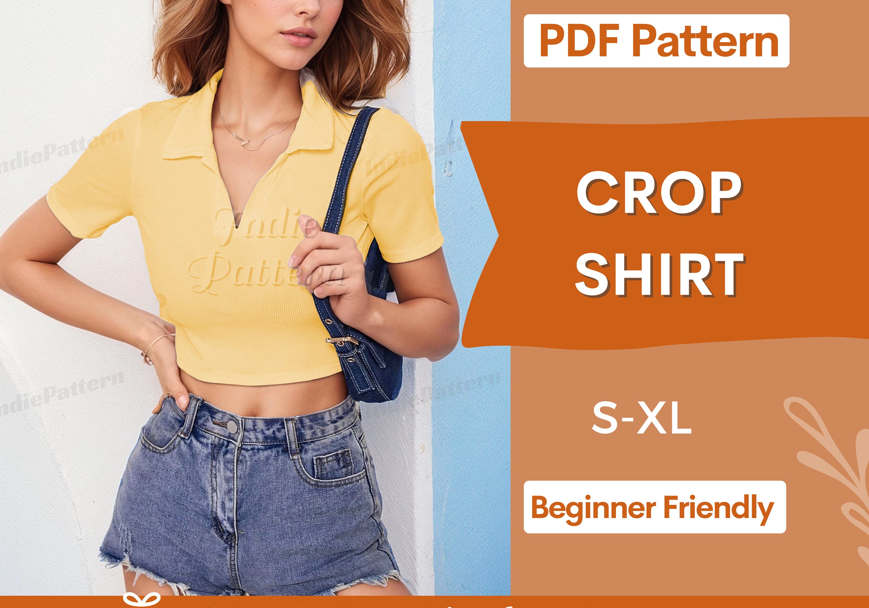 crop shirt at indie pattern in USA