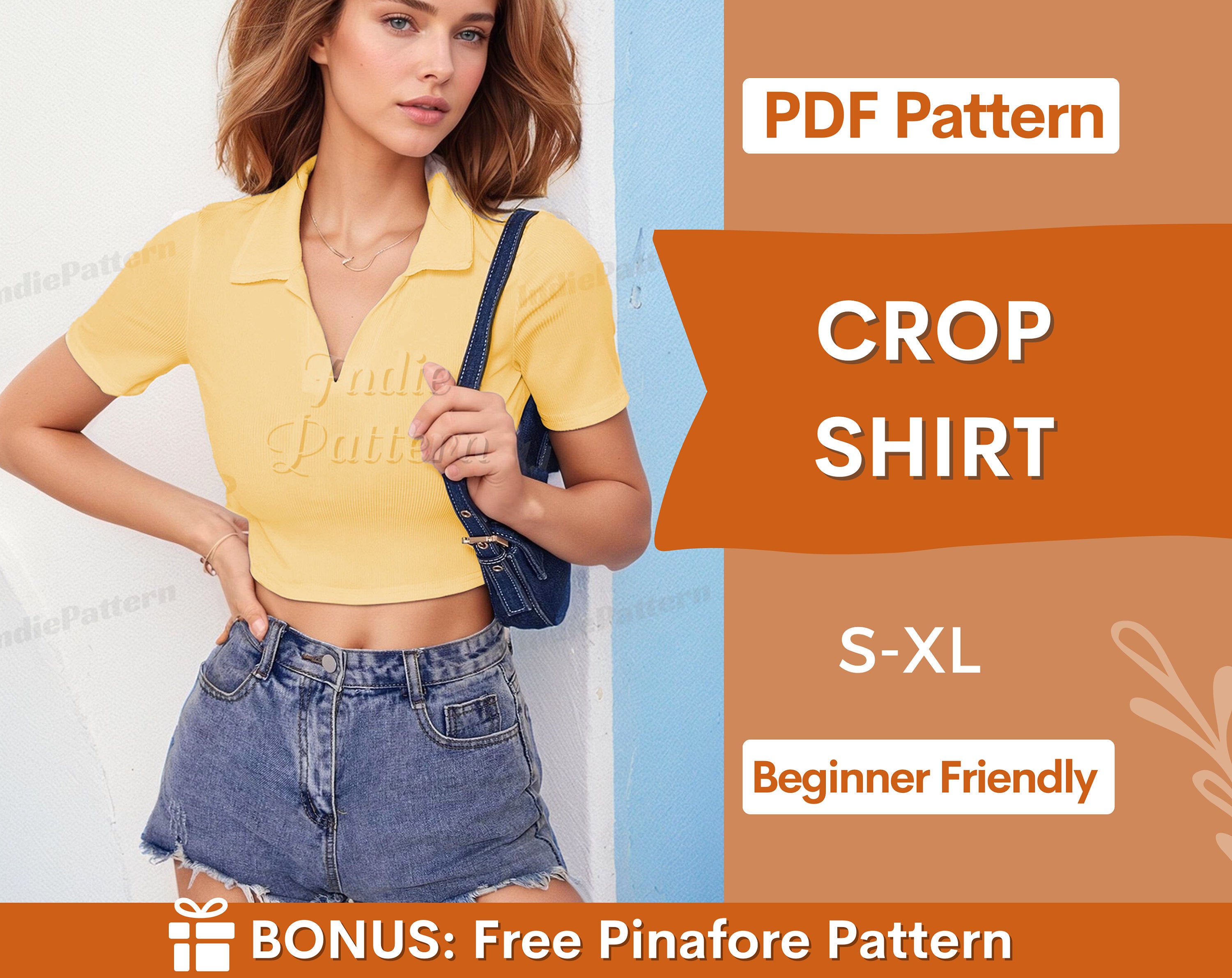 crop shirt at indie pattern in USA