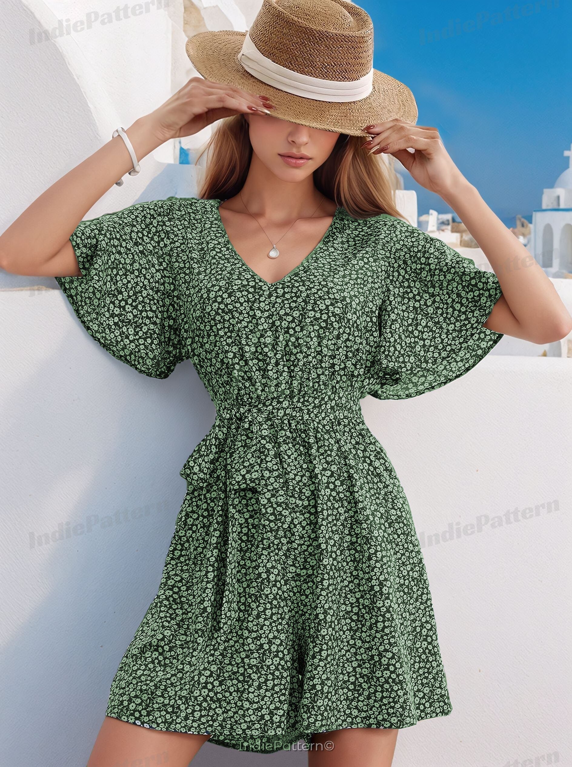 summer romper at indie pattern in usa