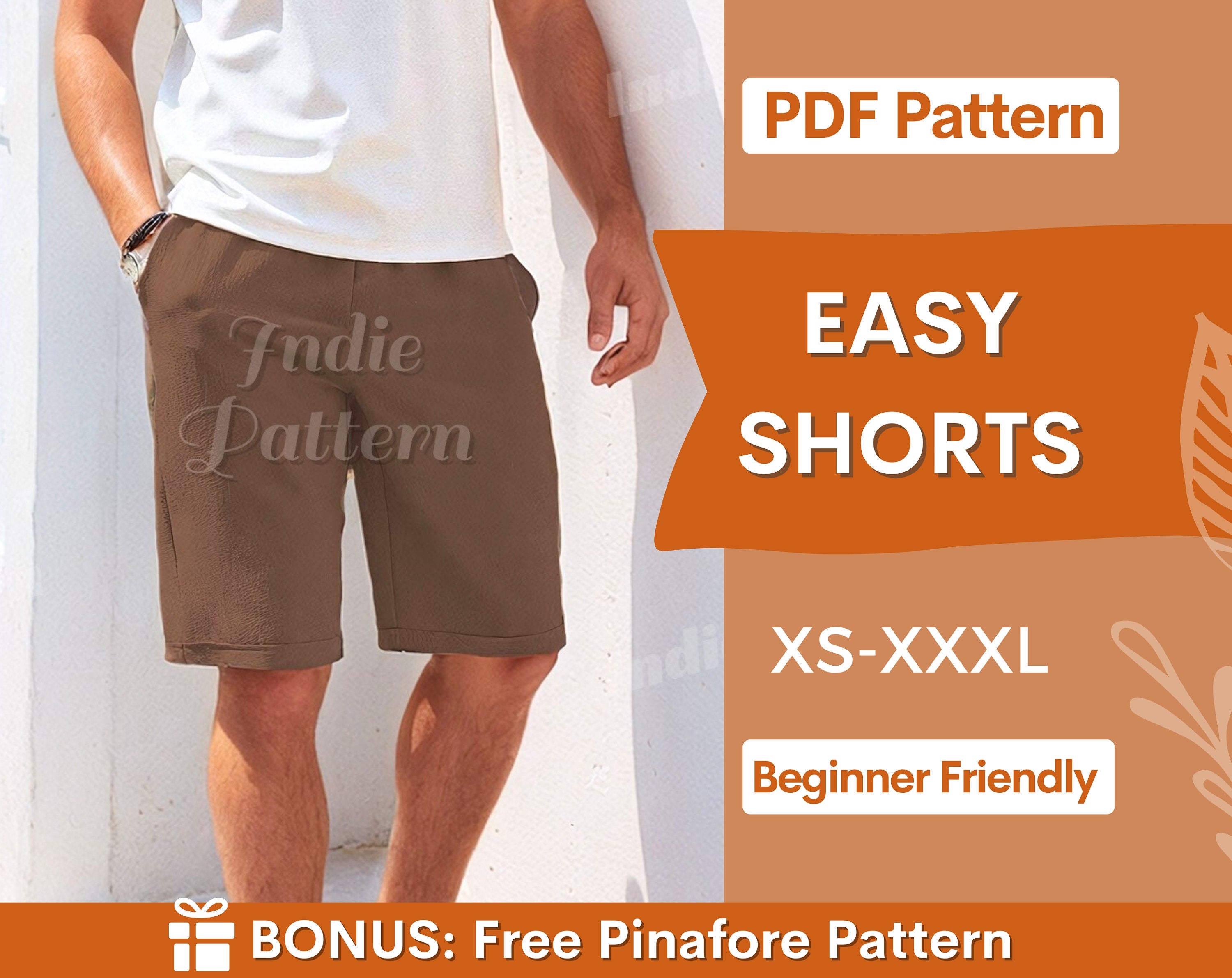 Easy Shorts at Indie Pattern in USA
