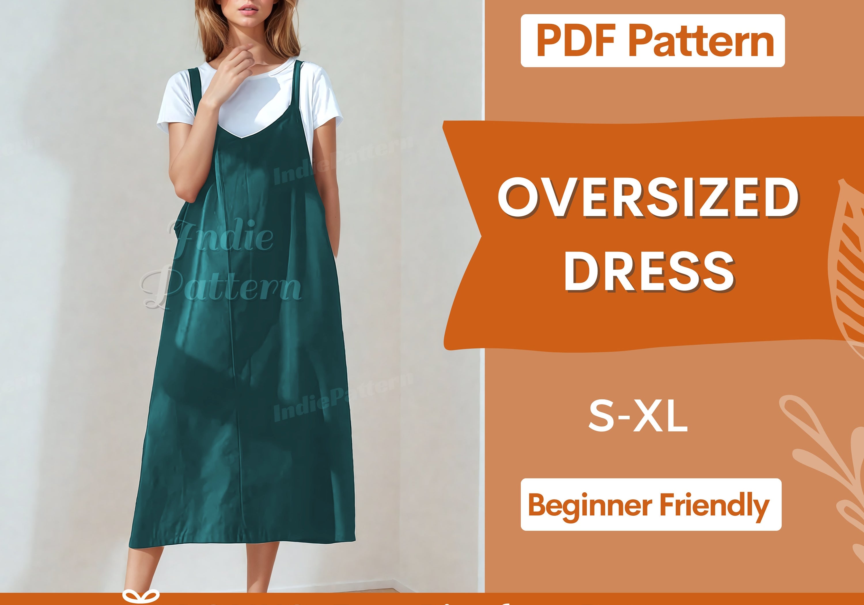 Oversized Dress at Indie Pattern in USA

