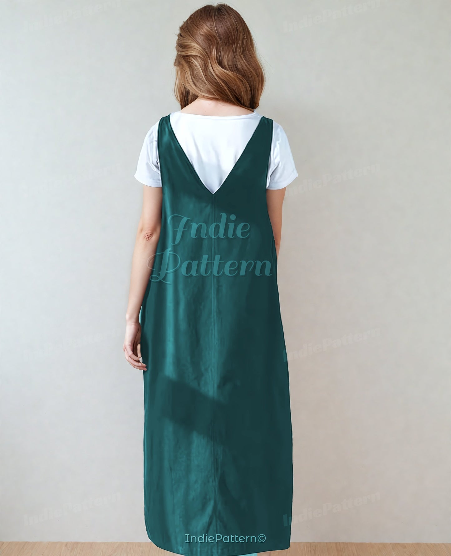 Oversized Dress Pattern, Overall dress pattern, Jumper pattern, Dress Pattern - PATTERN Women's Dress, Sewing Pattern Dress, Dress PDF