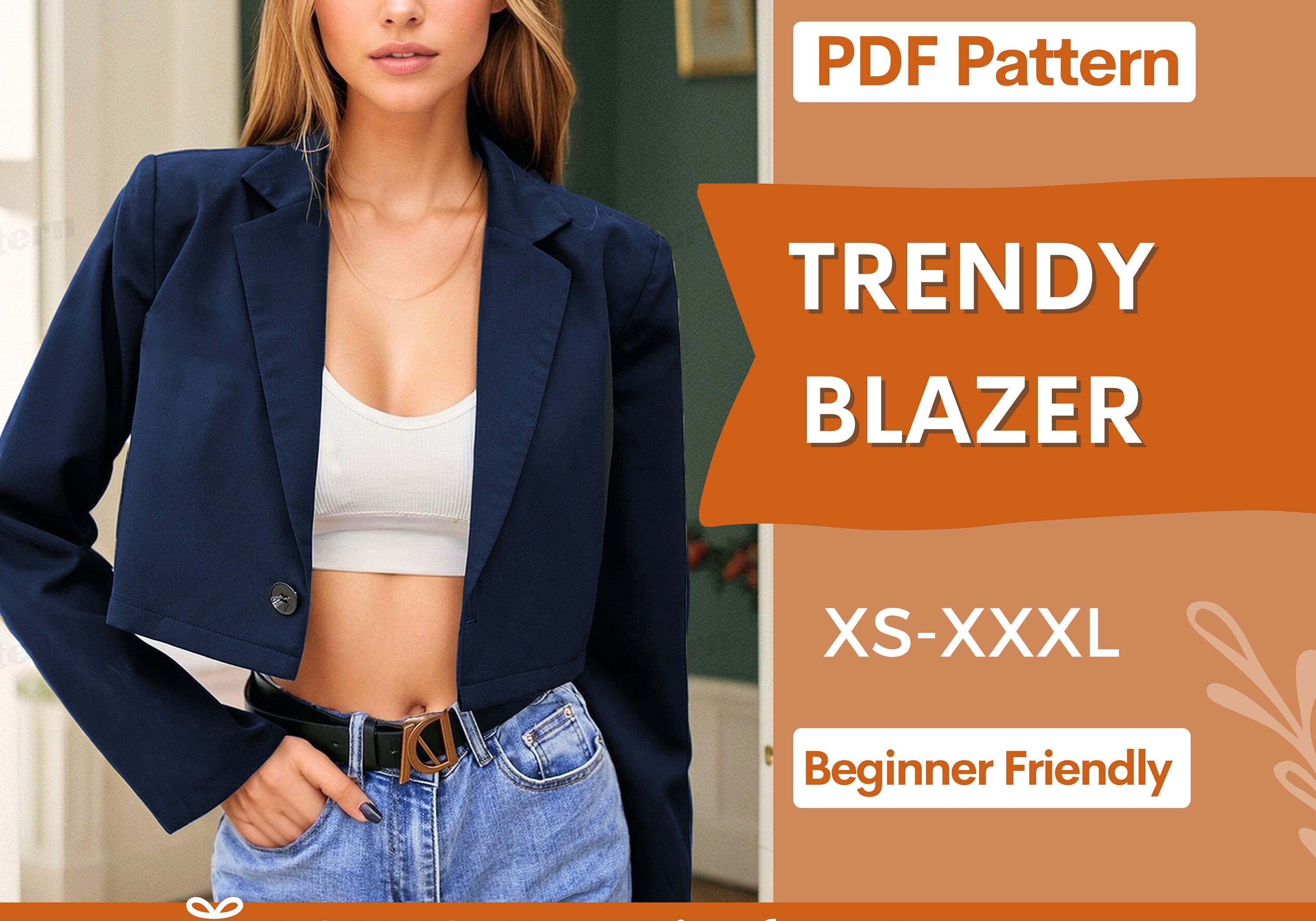 trendy blazer at indie pattern in USA 