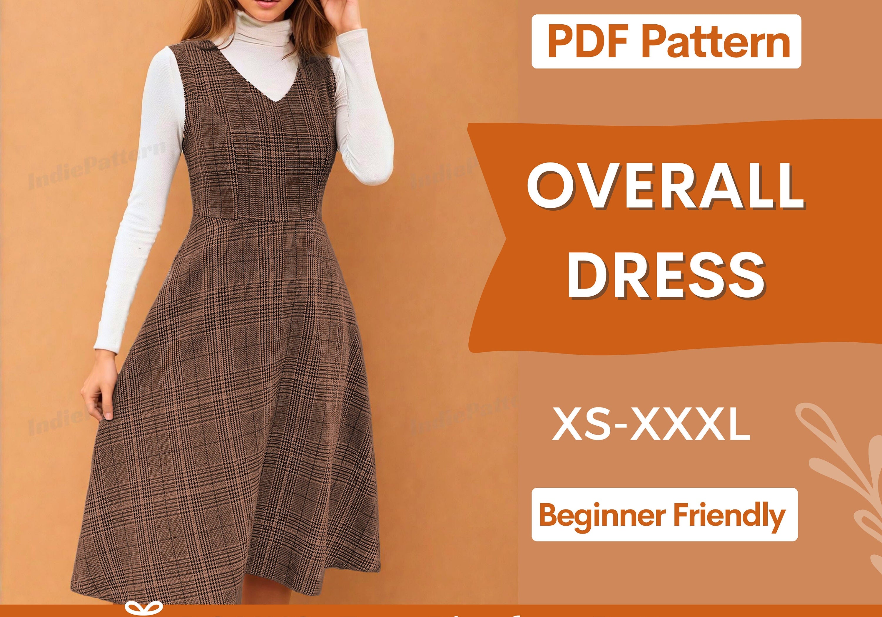 Overall  Dress at Indie Pattern in USA
