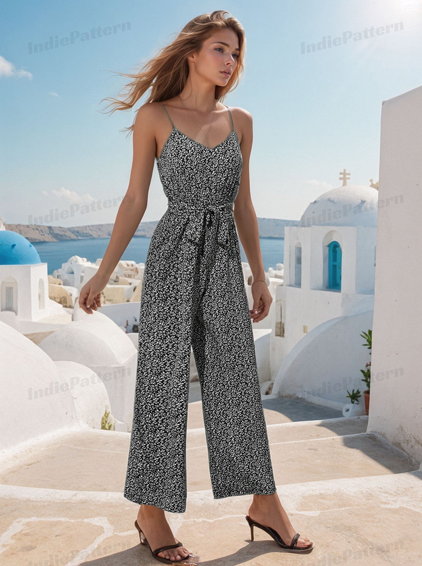 Jumpsuit Sewing Pattern for Women PDF | Comfy Jumpsuit | Womens Jumpsuit Pattern | Sewing Patterns PDF Patterns | Summer Dress Pattern