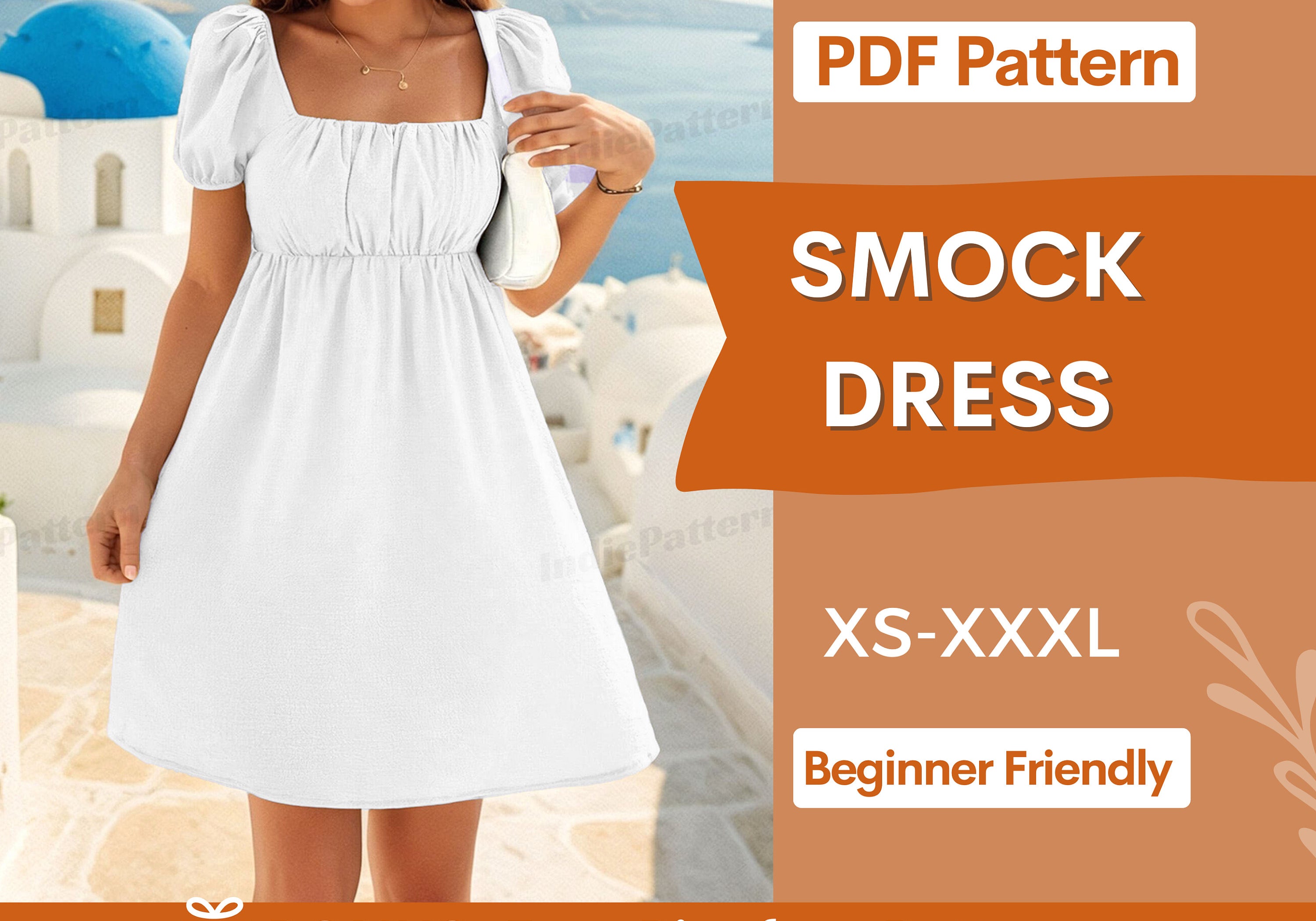Smock Dress at Indie Pattern in USA
