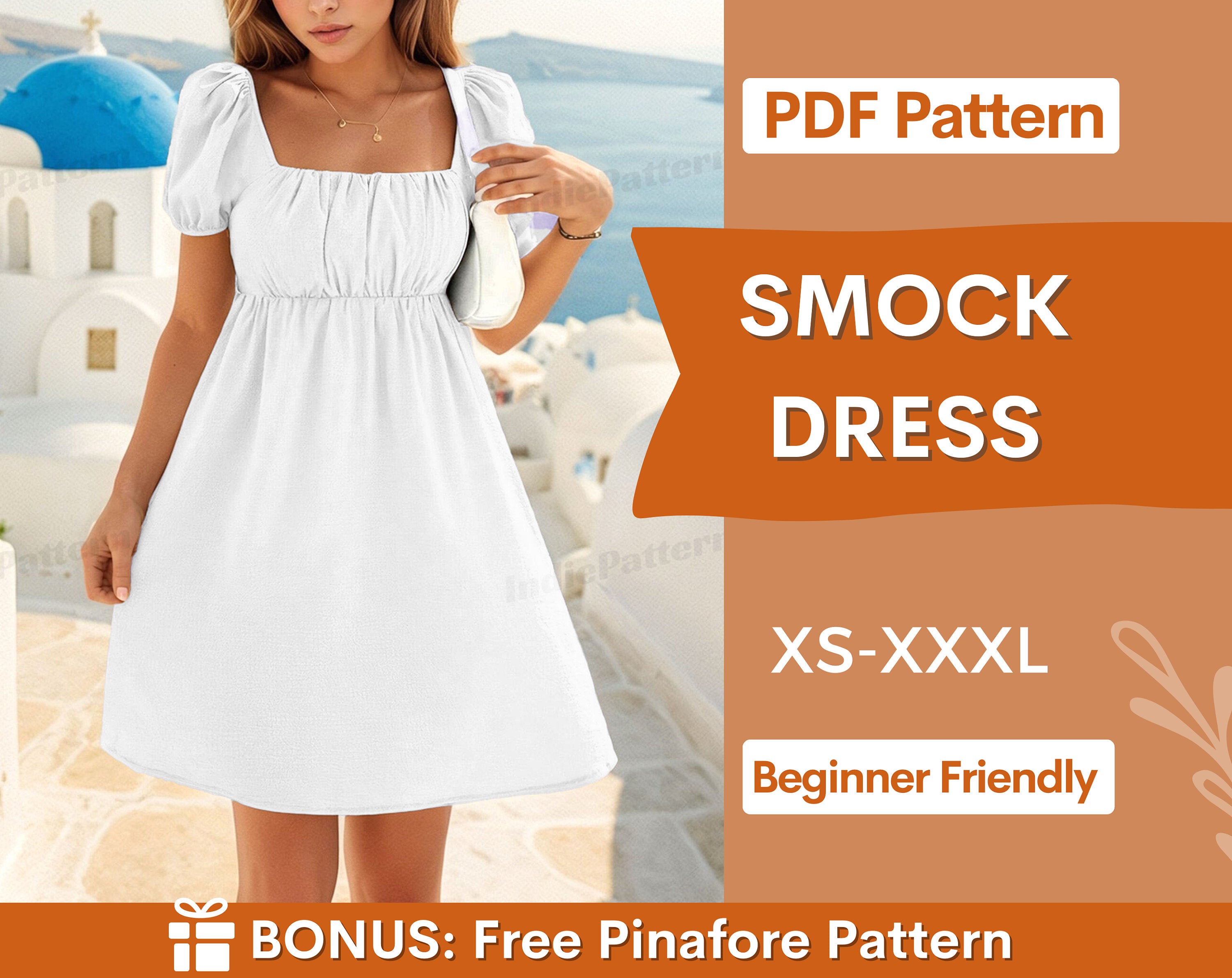 Smock Dress at Indie Pattern in USA
