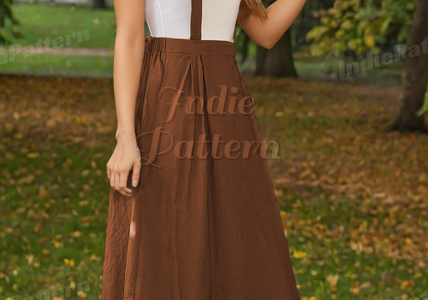 Pinafore skirt at Indie Pattern in USA

