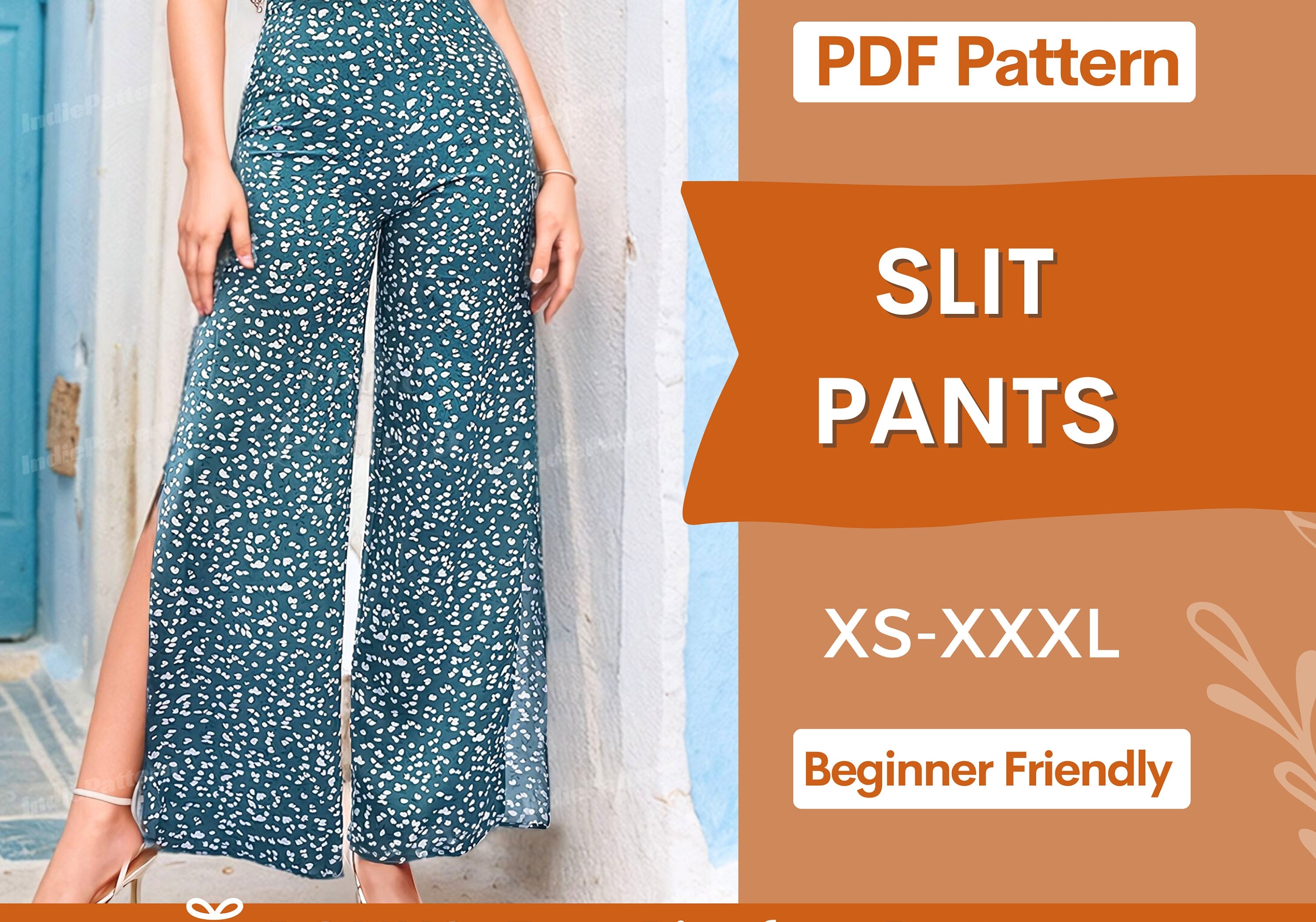 Slit Pants at Indie Pattern in USA

