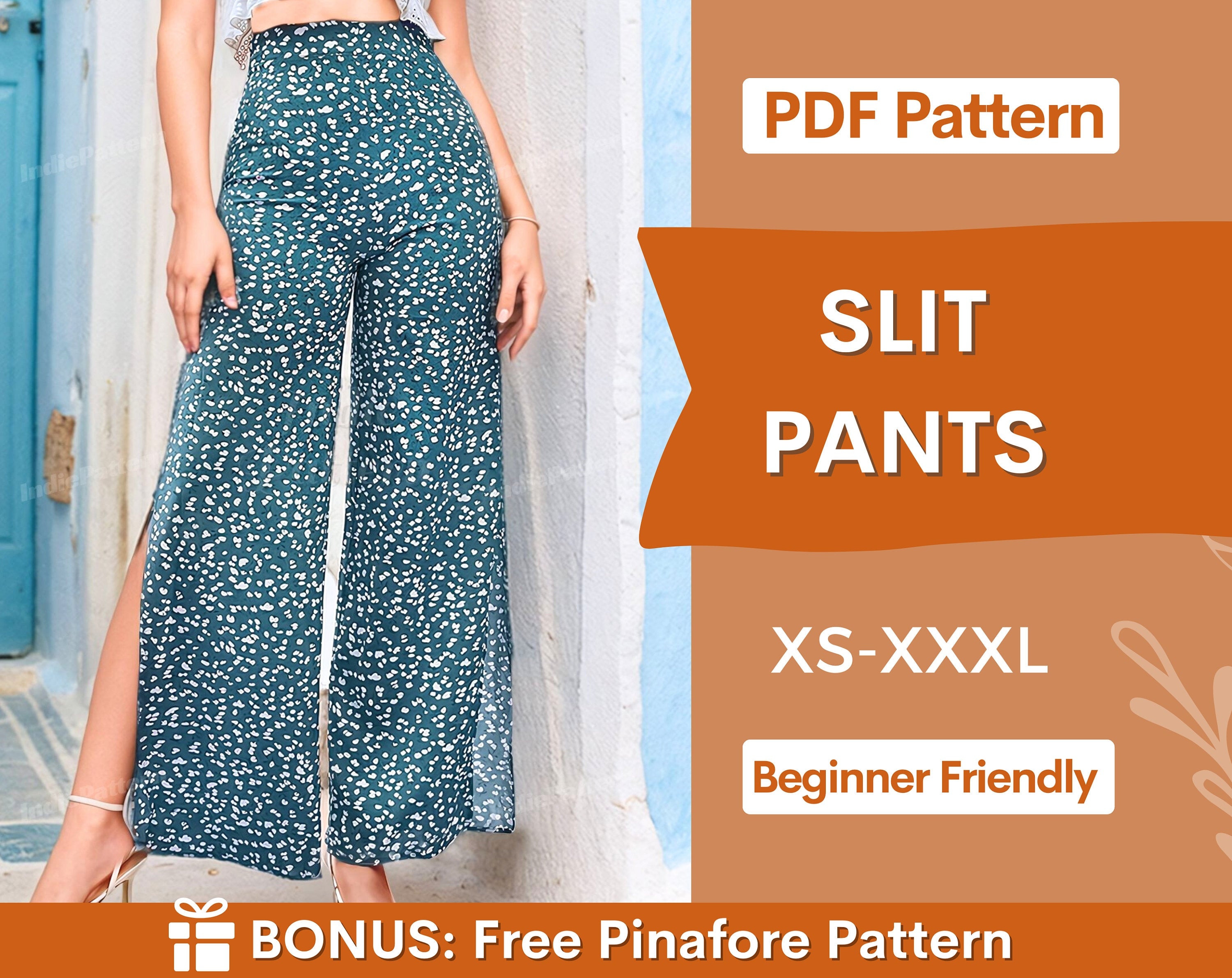 Slit Pants at Indie Pattern in USA
