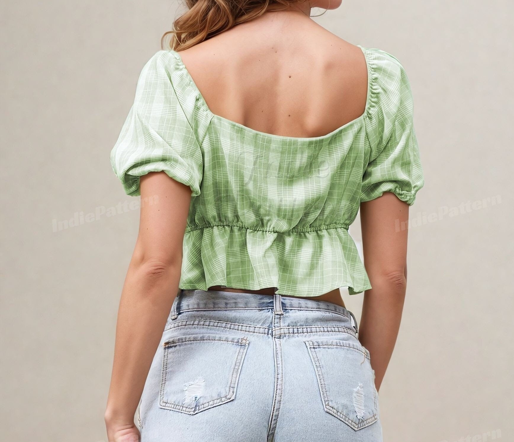 crop blouse at indie pattern in USA