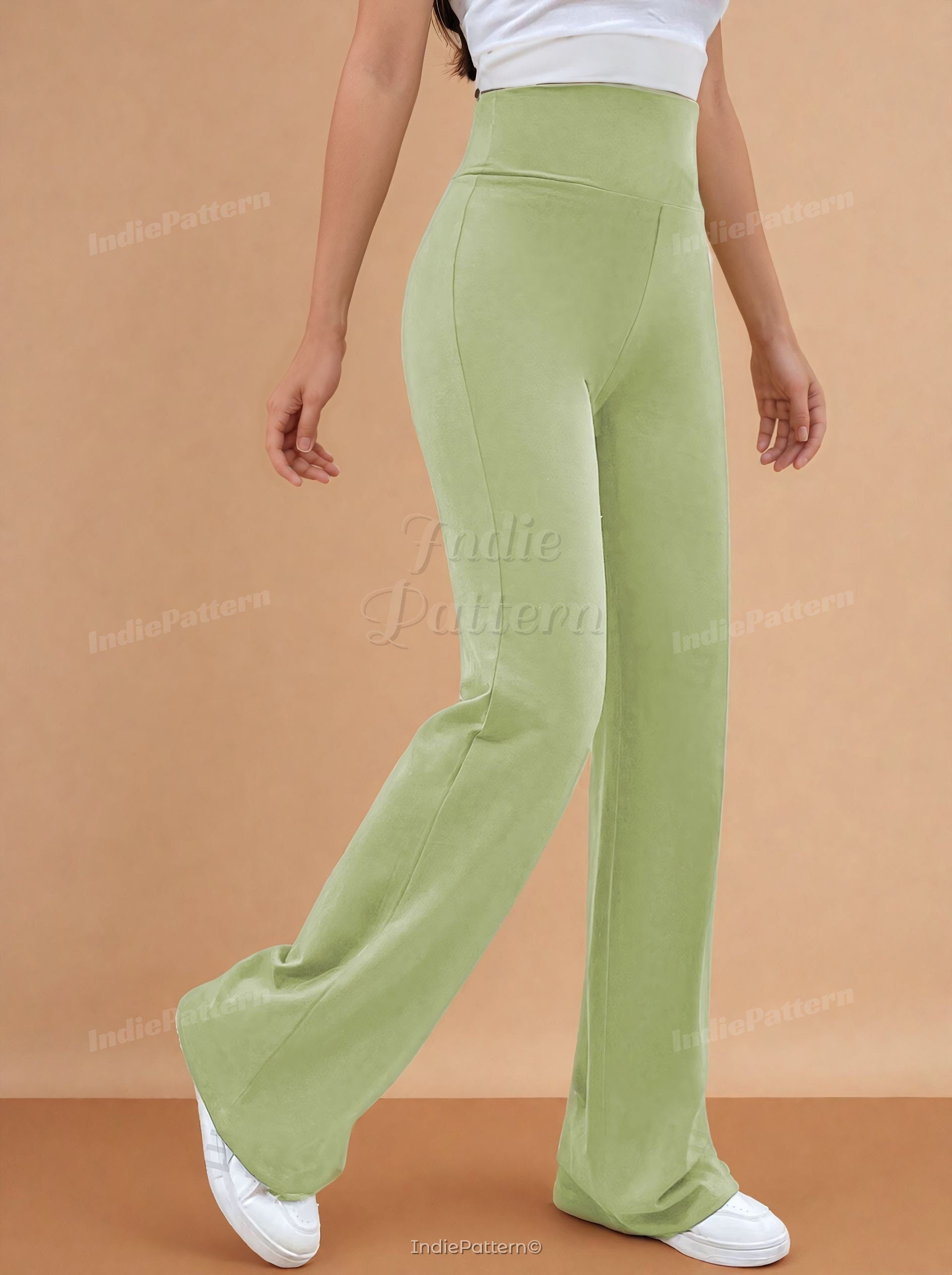 Women’s Yoga Pants Sewing Pattern - Flare Leg Design