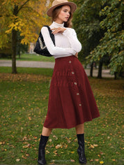 Midi  Skirt  at  Indie Pattern in USA
