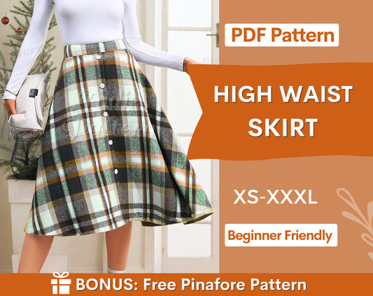 Skirt Pattern, Midi Skirt Pattern, Sewing Patterns, Sewing patterns for Women, Skirt Patterns for Women, Long Skirt, Womens Skirt Pattern