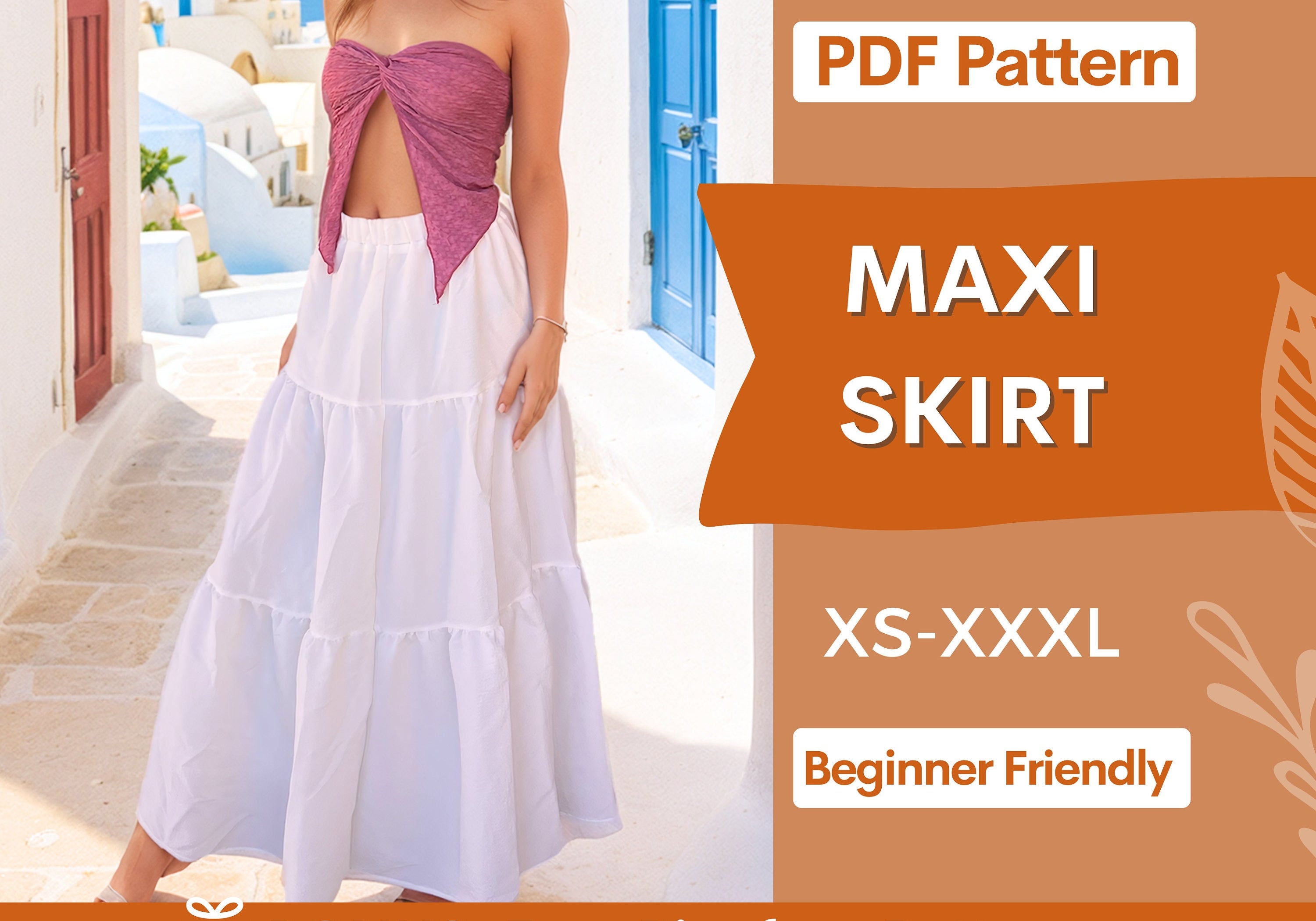 Maxi skirt at Indie Pattern in USA
