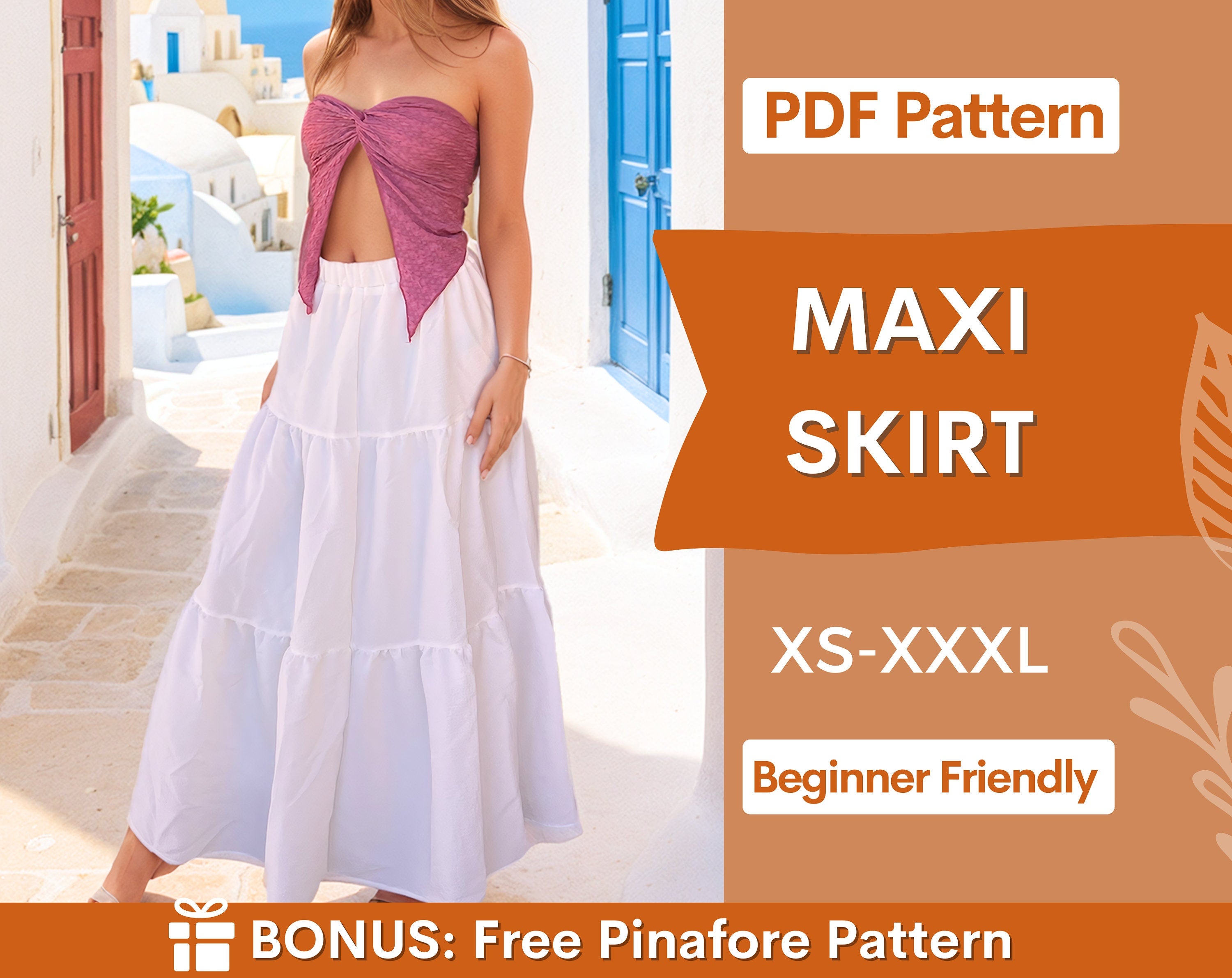 Maxi skirt at Indie Pattern in USA
