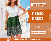 Tiered Dress at Indie Pattern in USA
