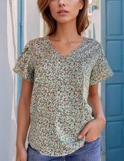 v neck blouse at indie pattern in USA