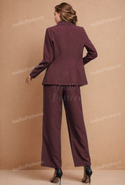 Suit Set Sewing Pattern | Blazer Sewing Pattern | Pants Pattern Women | Suit Pants Pattern |  Women Sewing Pattern | Suit Patterns Women