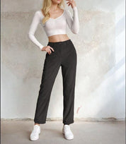 Straight-Leg Pants Sewing Pattern | High-Waisted Women’s Trousers