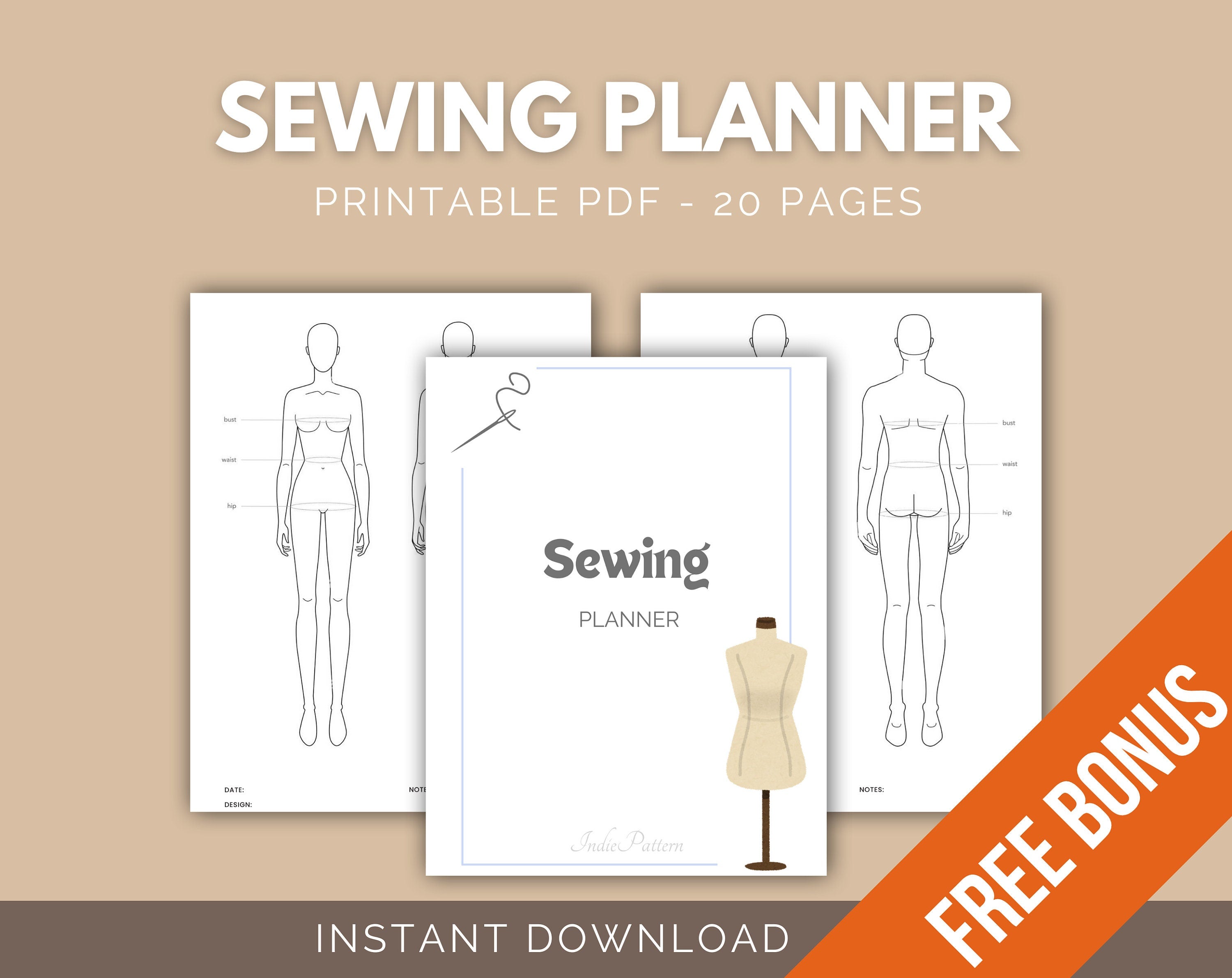 Choose Any 20 Patterns | Custom Sewing Pattern Bundle for Women & Men