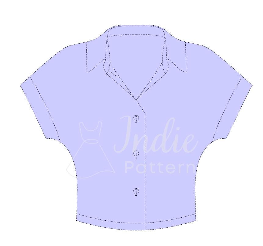 batwing blouse at indie pattern in USA