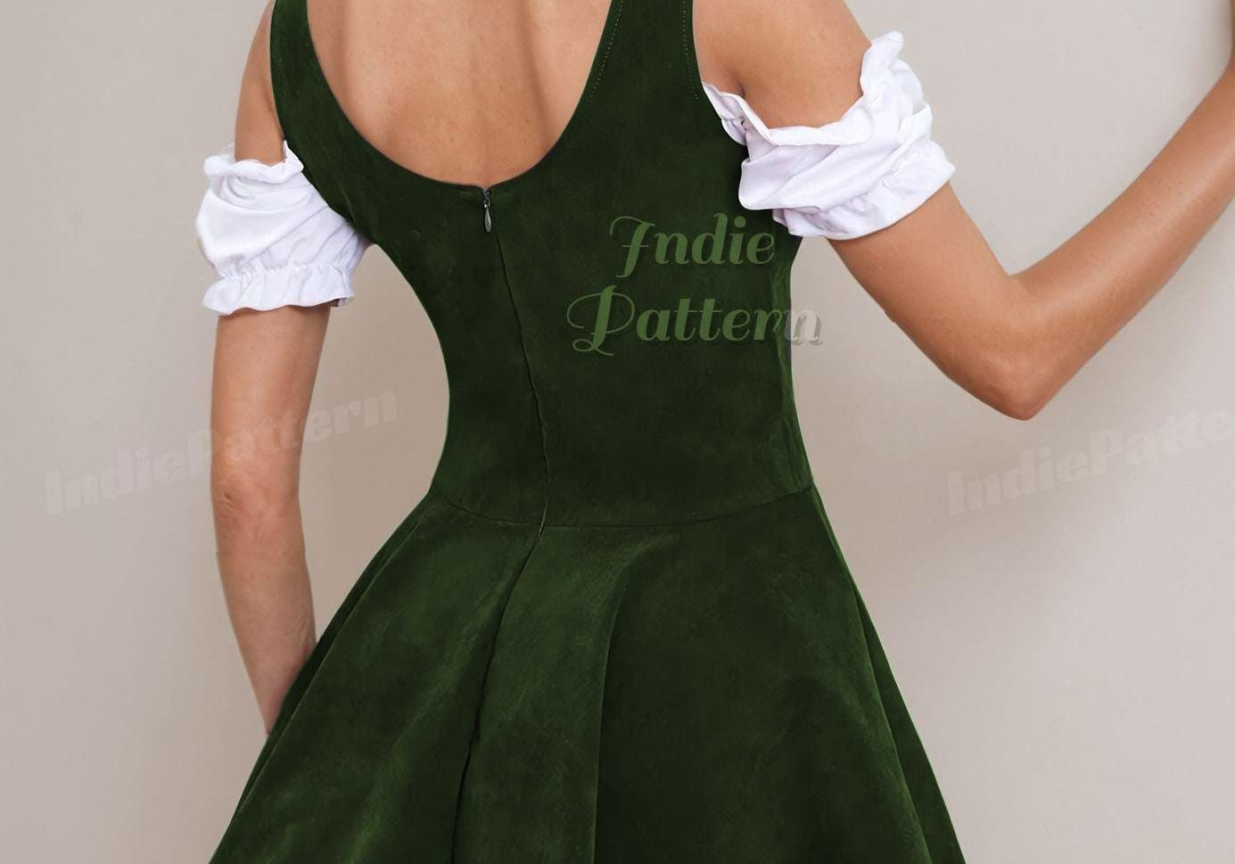 Dirndl Dress Indie Pattern in USA
