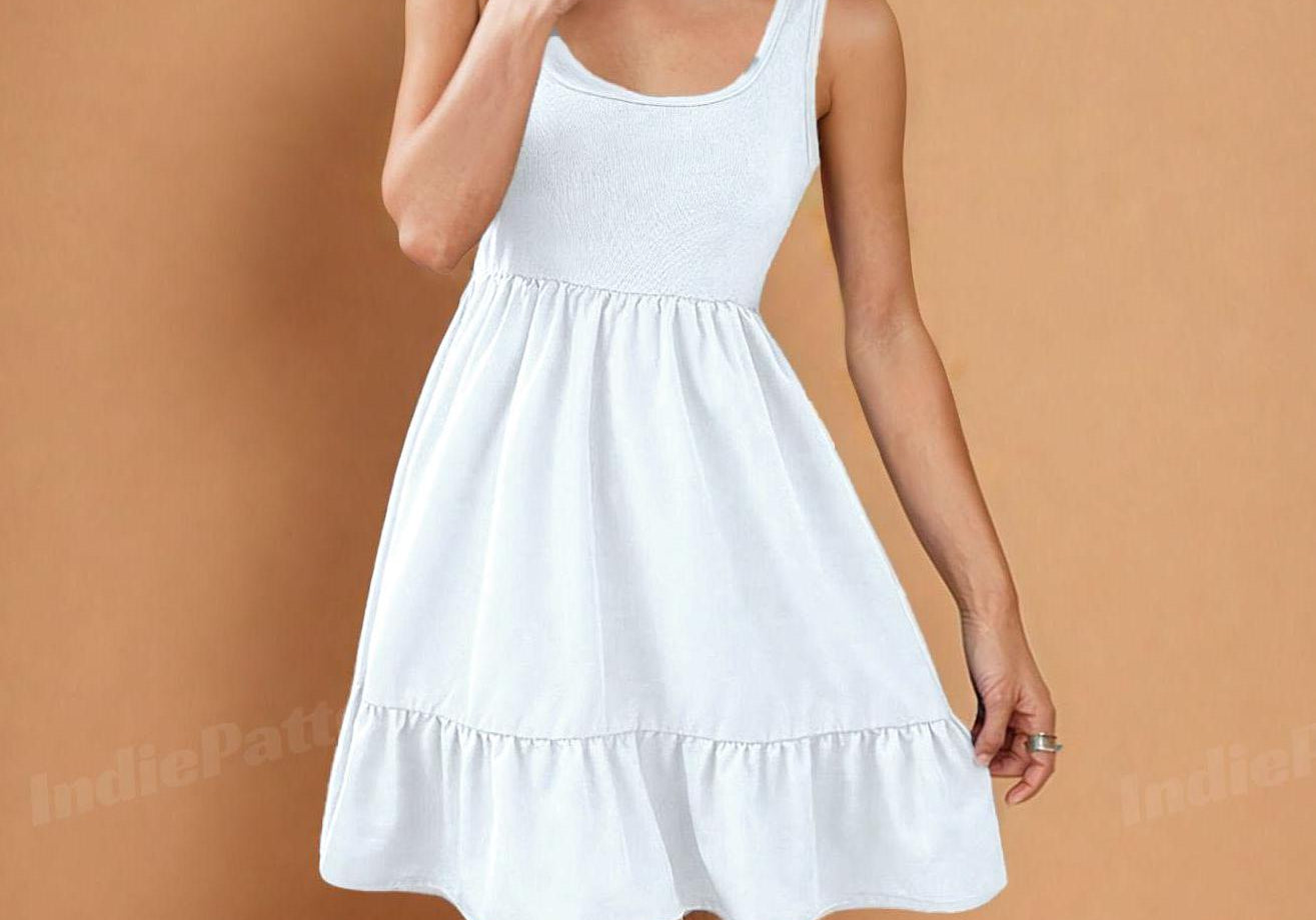 Ella  dress Indie Pattern in USA
